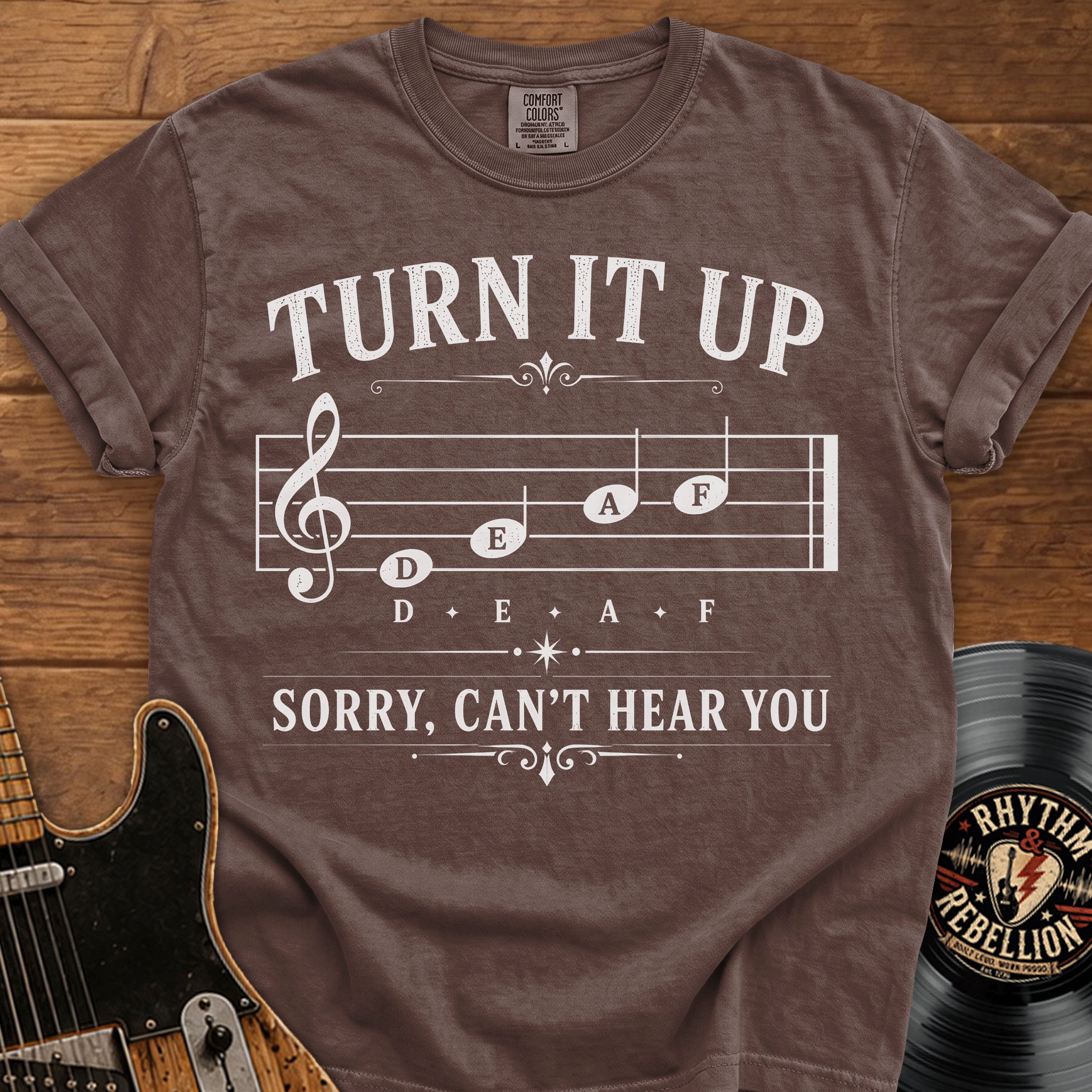 Turn It Up Music T‑Shirt