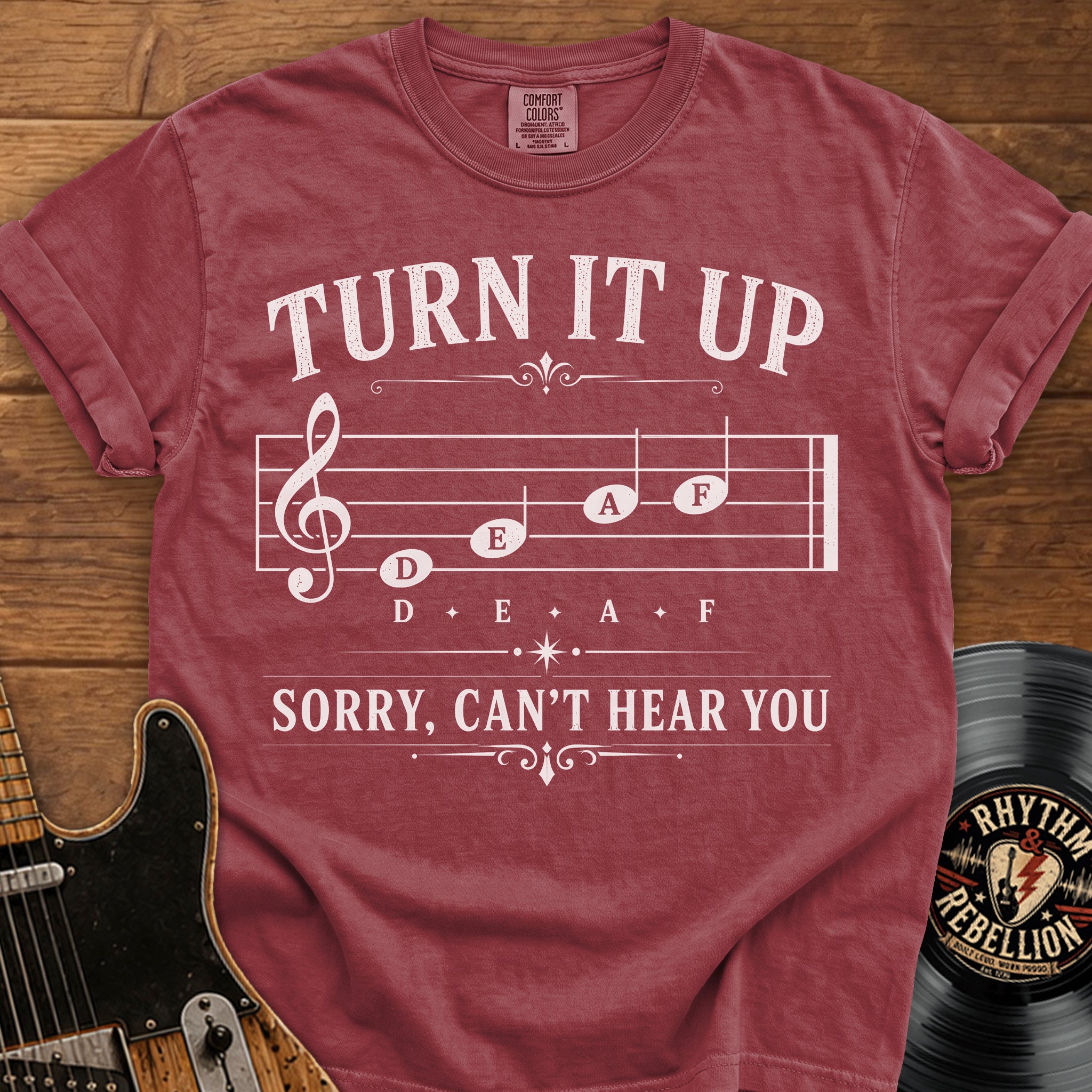 Turn It Up Music T‑Shirt