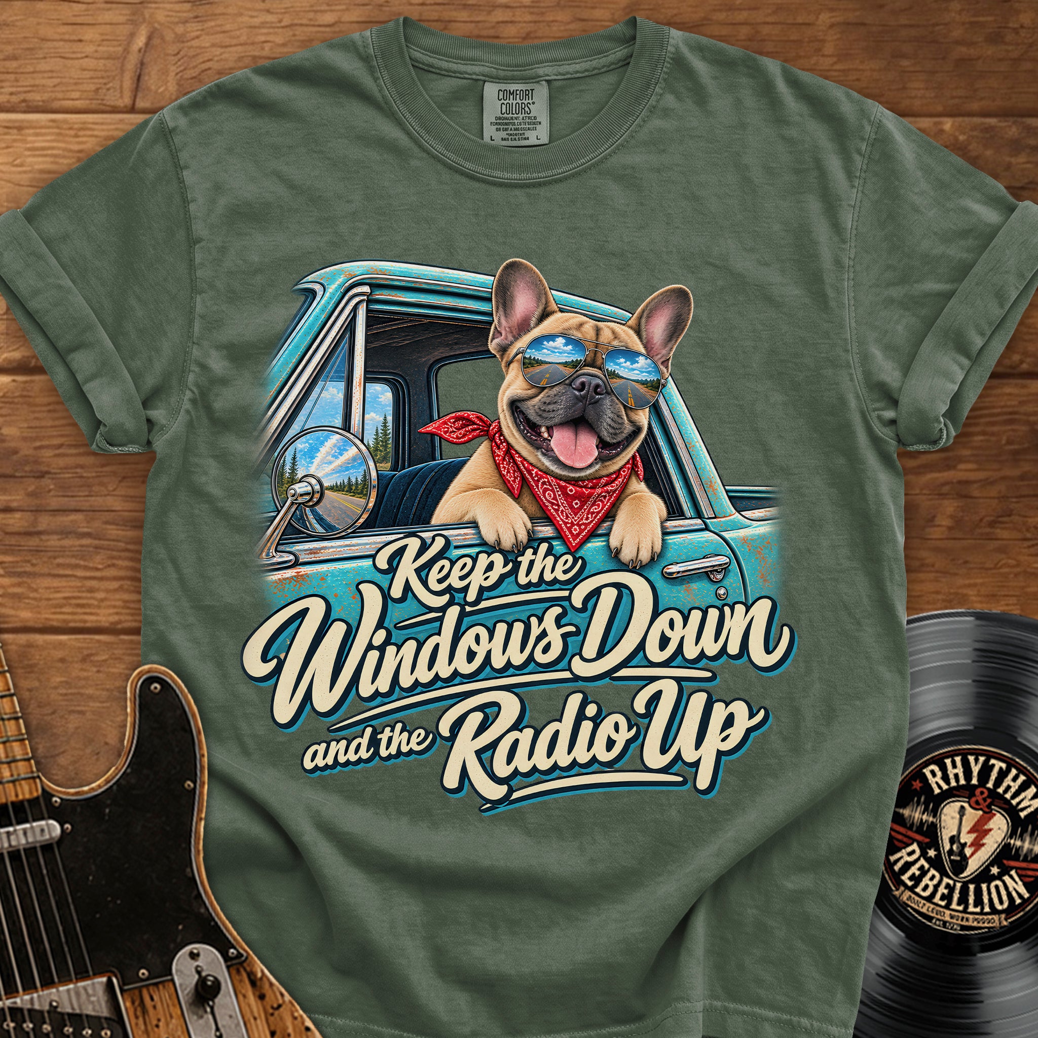 Windows Down Radio Up T‑Shirt