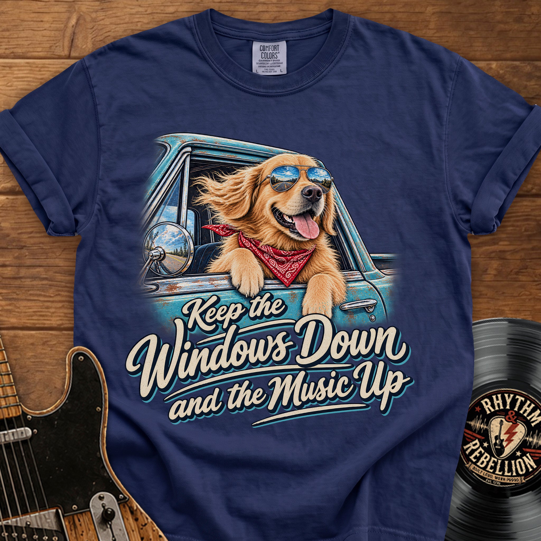 Windows Down Music Up T-Shirt