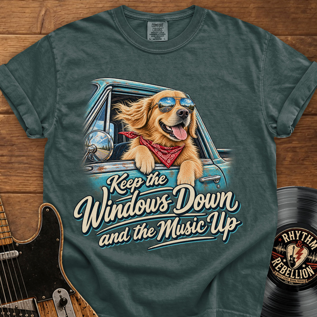 Windows Down Music Up T-Shirt