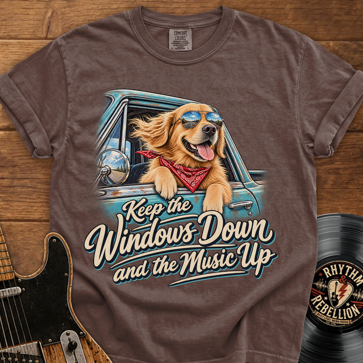 Windows Down Music Up T-Shirt