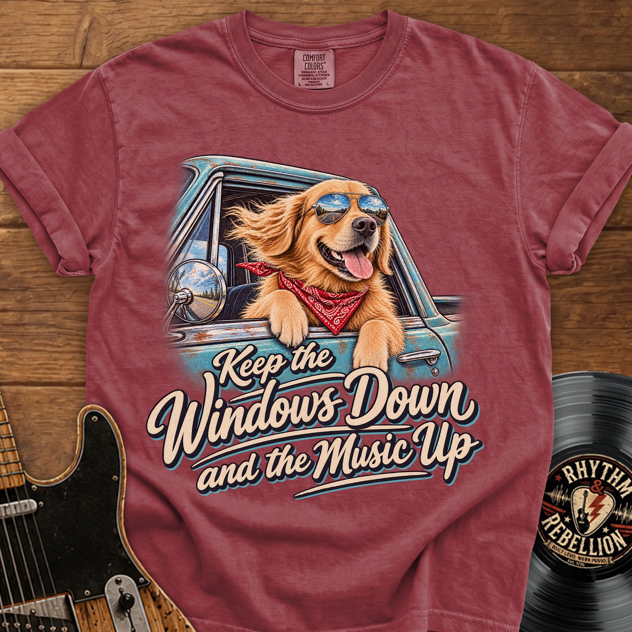Windows Down Music Up T-Shirt