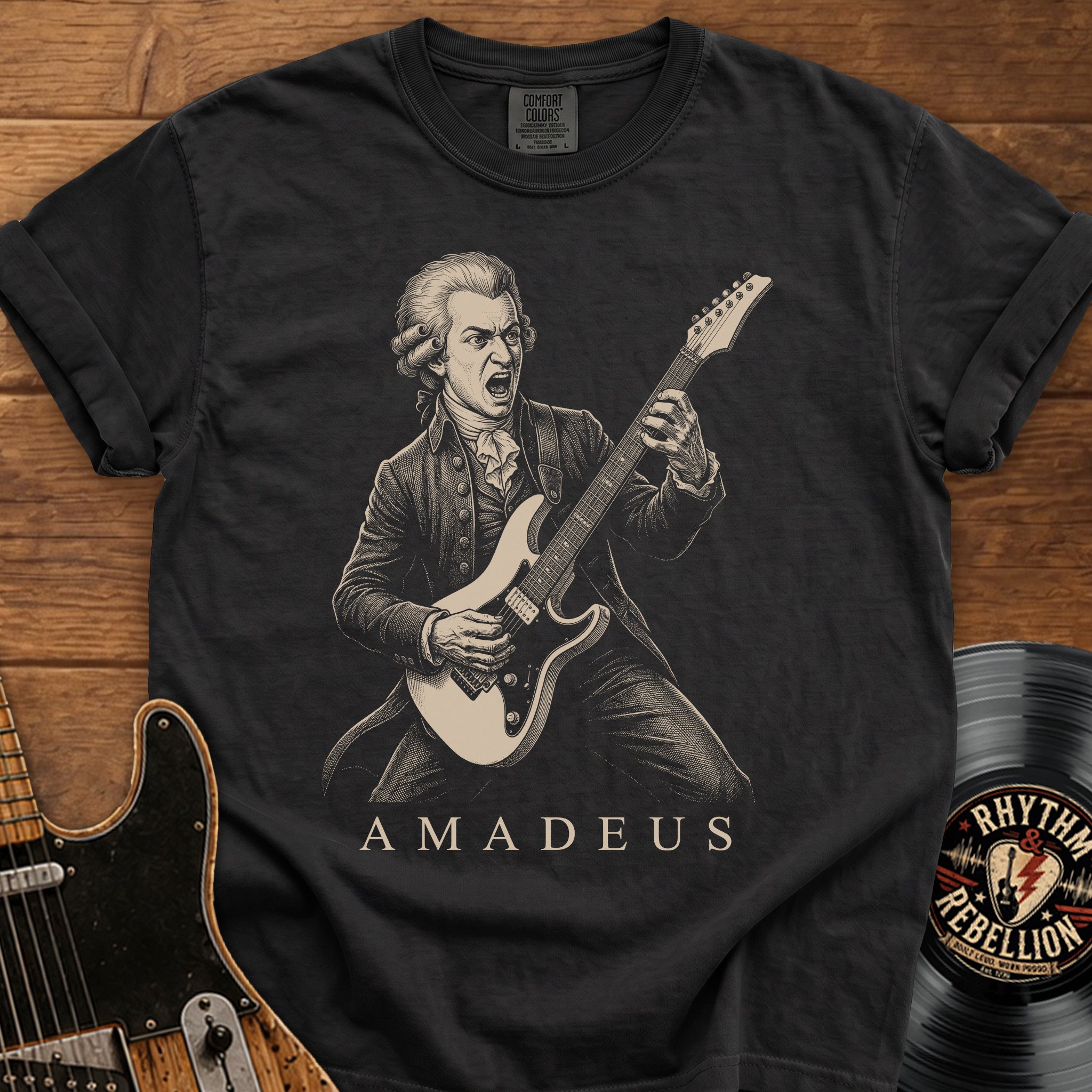 Amadeus Rock Guitar T‑Shirt