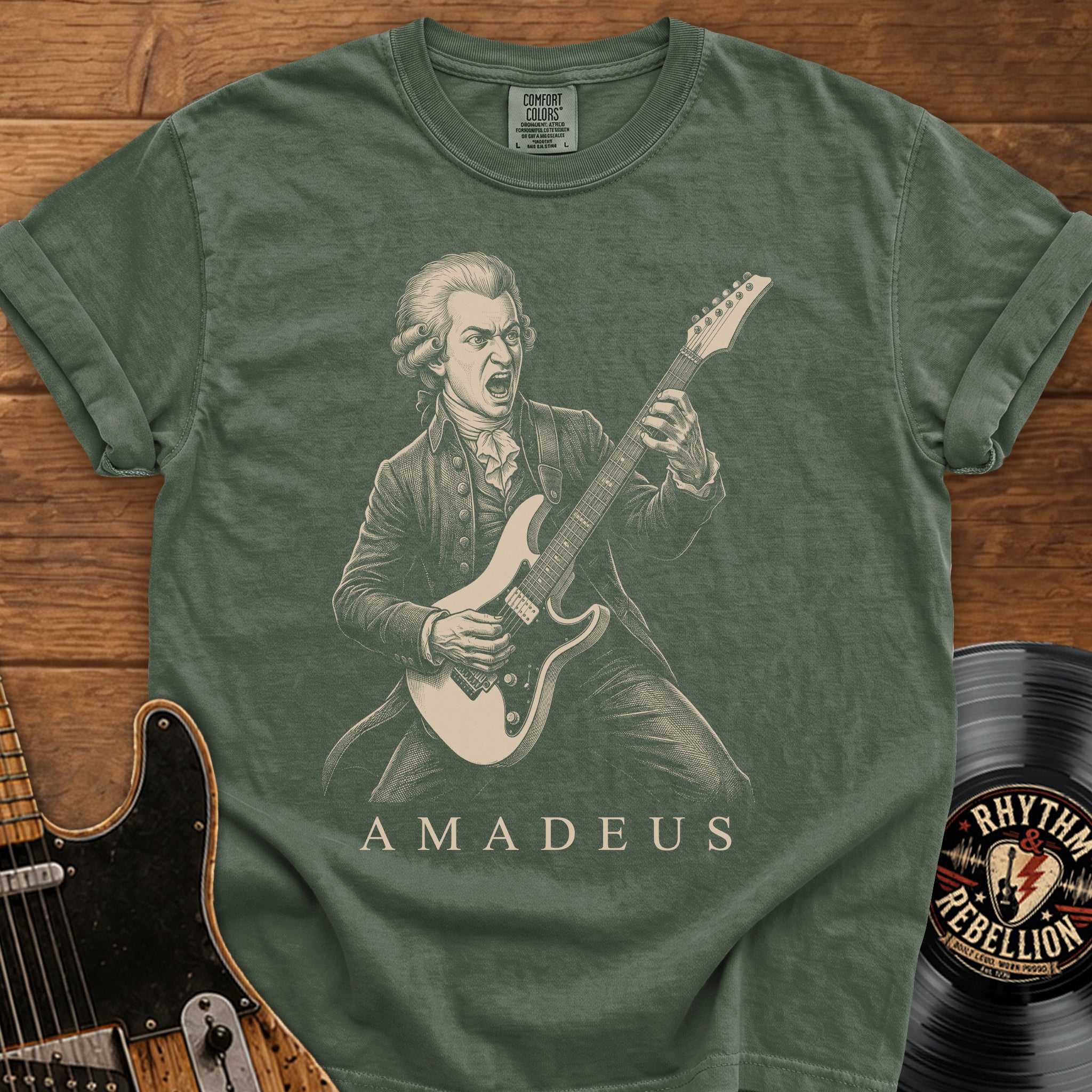 Amadeus Rock Guitar T‑Shirt