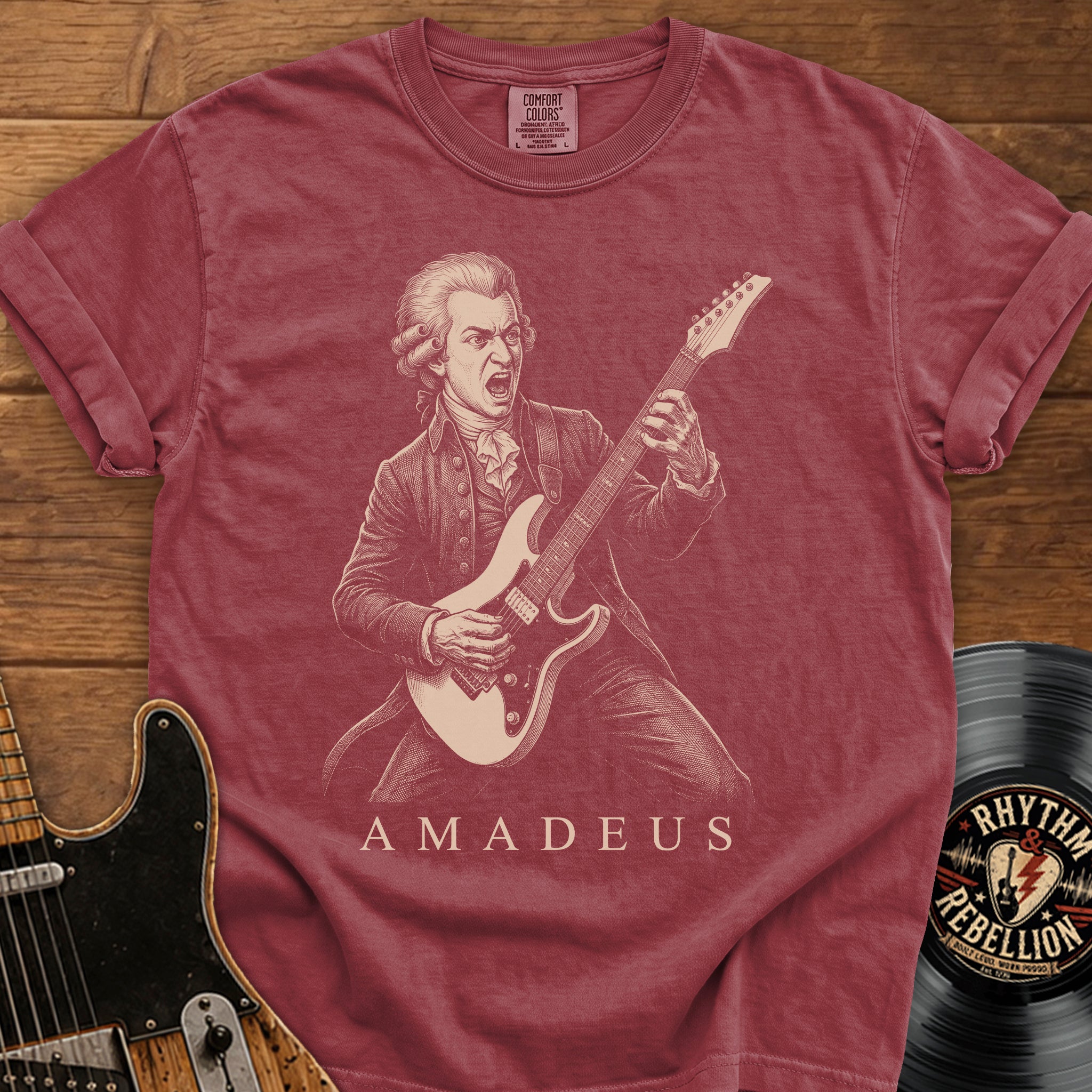 Amadeus Rock Guitar T‑Shirt