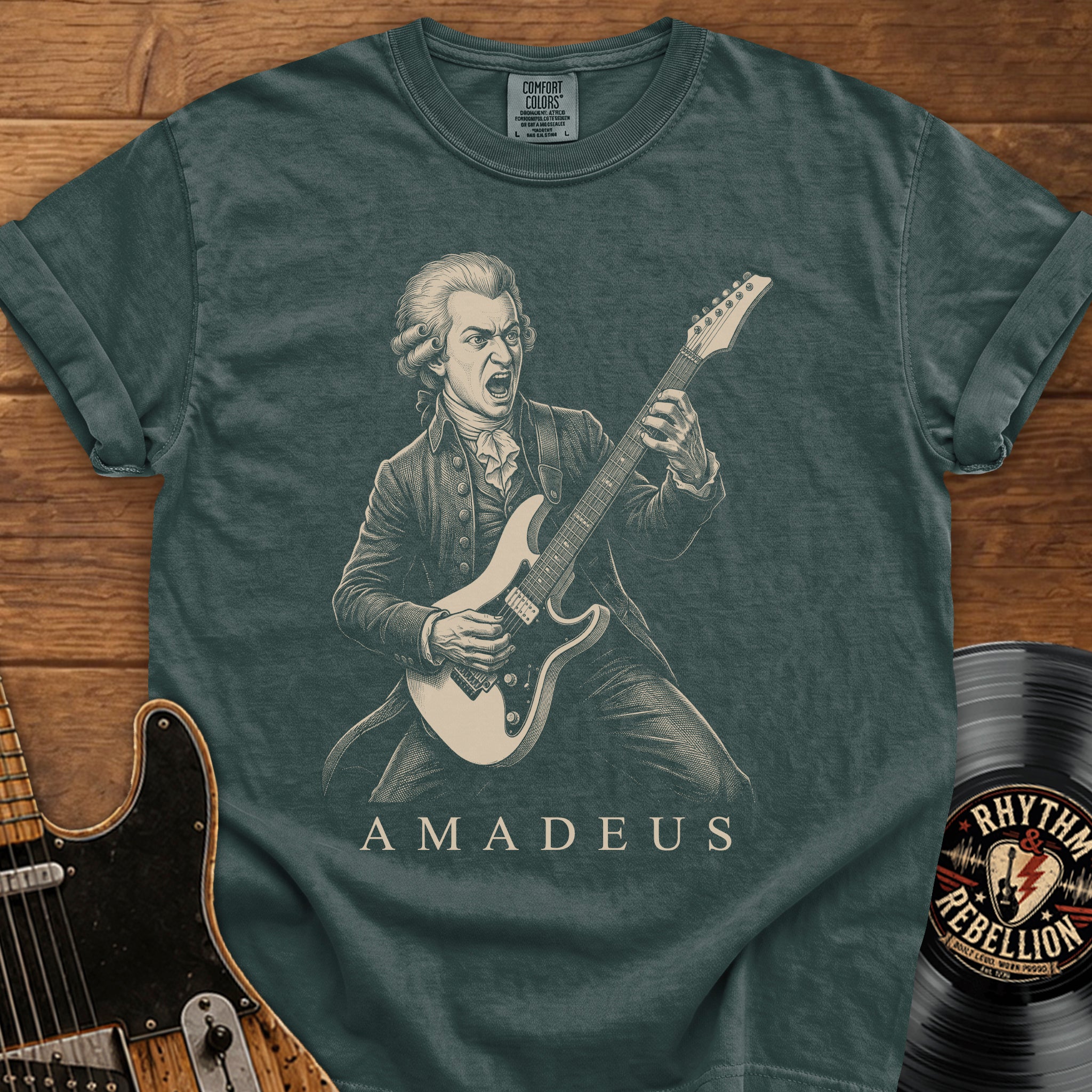 Amadeus Rock Guitar T‑Shirt