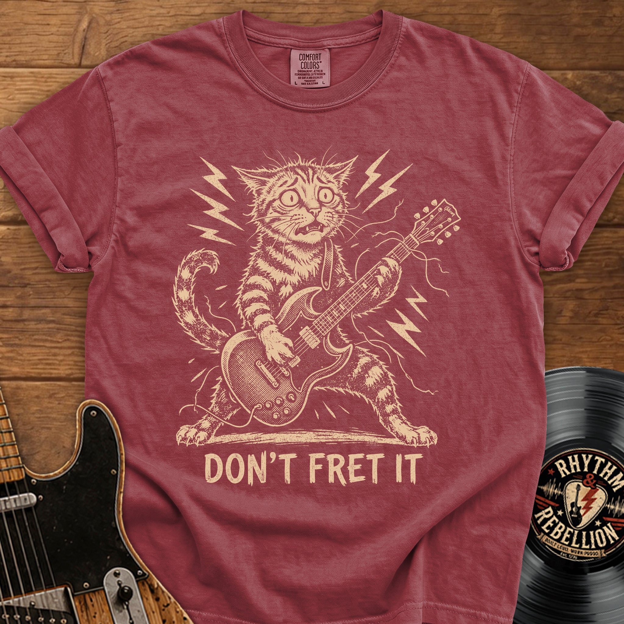 Don't Fret It Cat T-Shirt