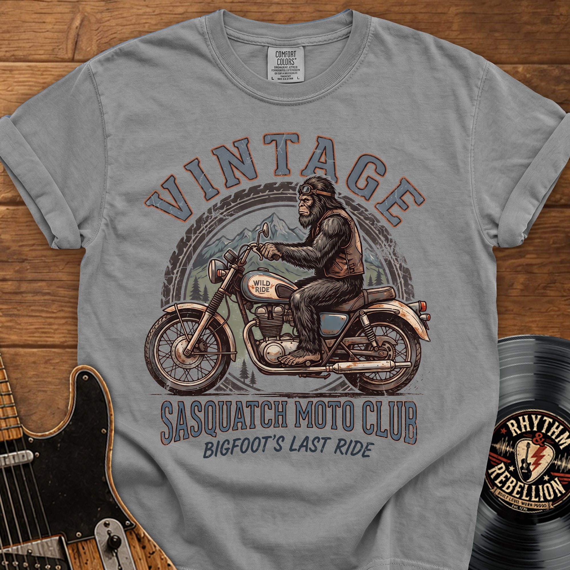 Bigfoot's Motorcycle T-Shirt