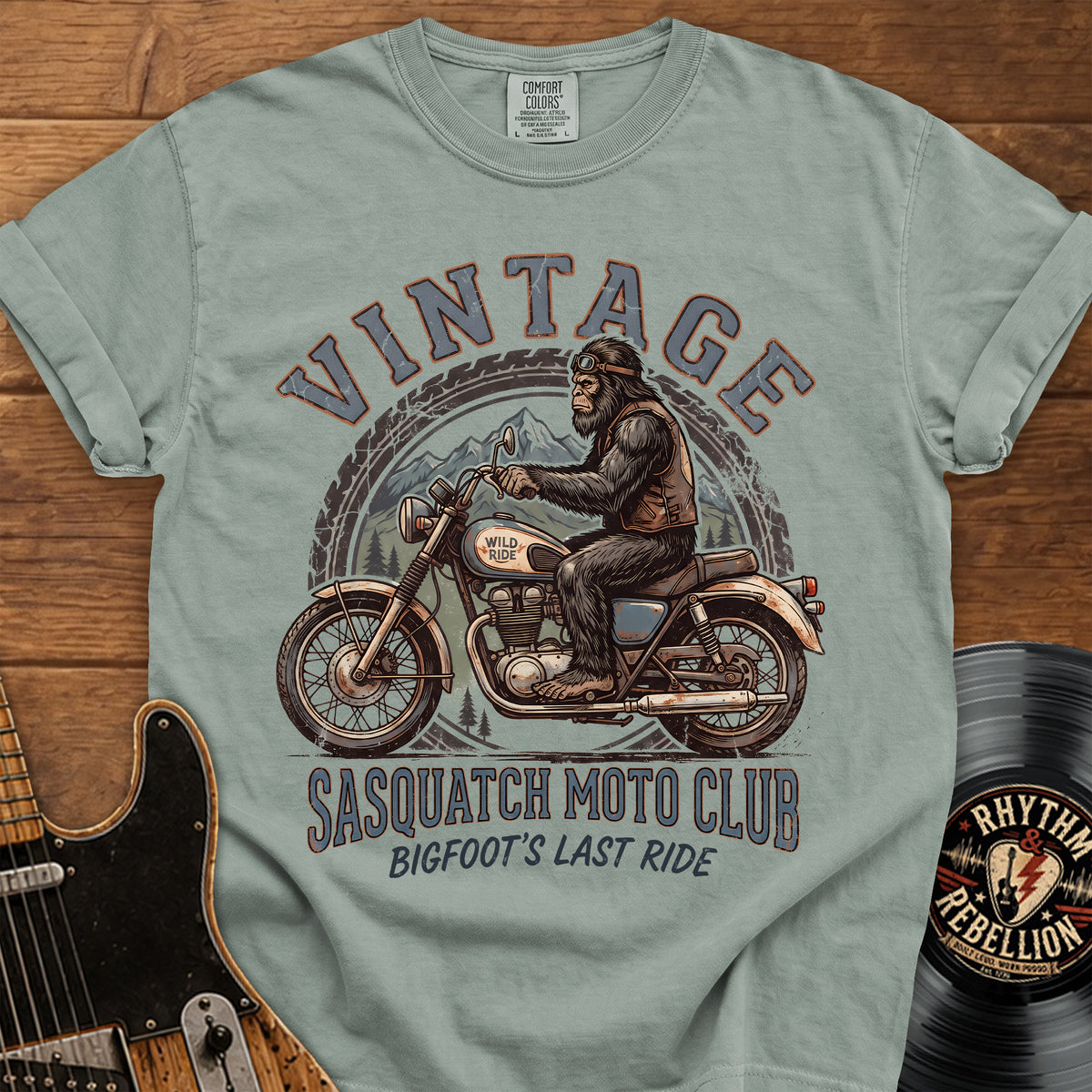 Bigfoot's Motorcycle T-Shirt
