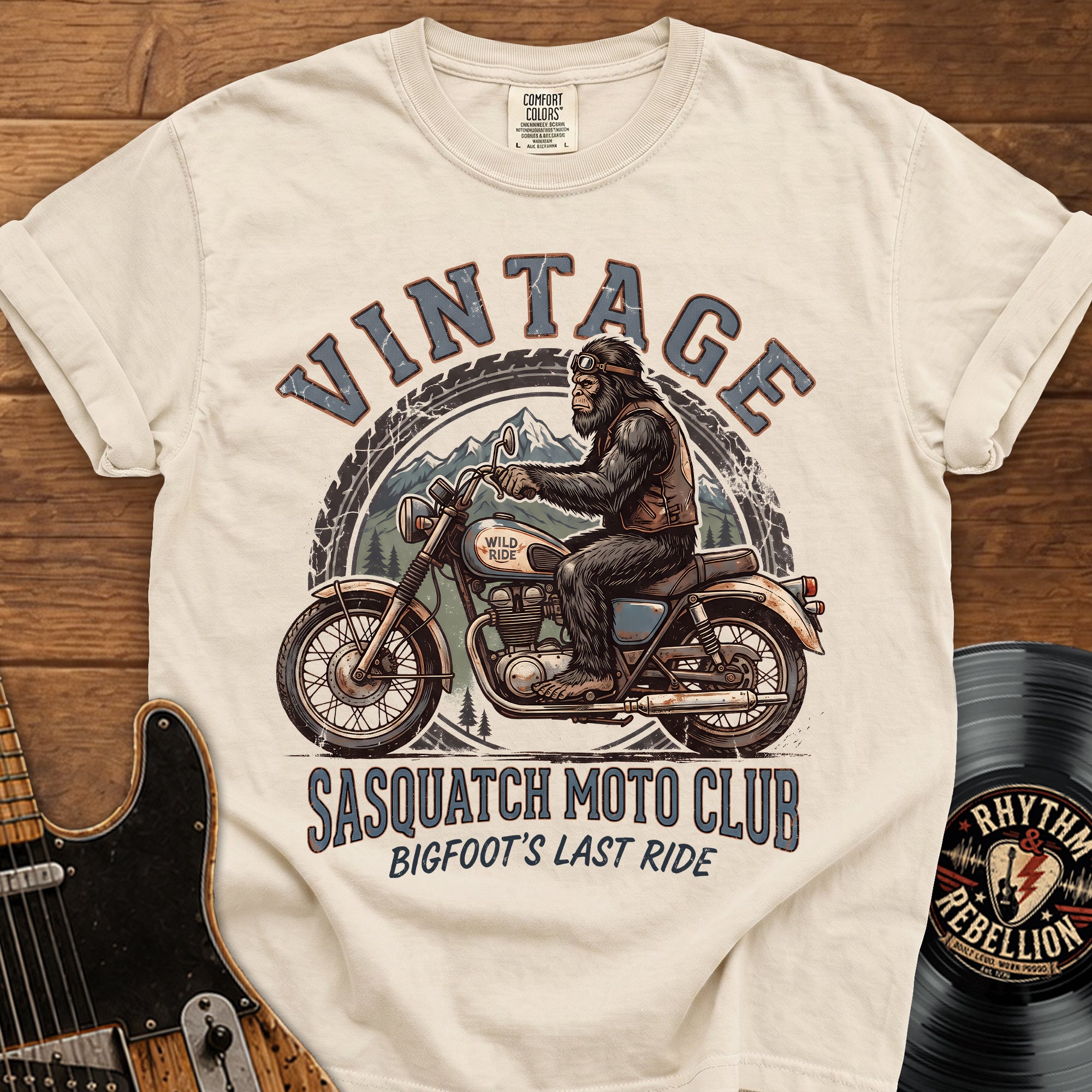 Bigfoot's Motorcycle T-Shirt