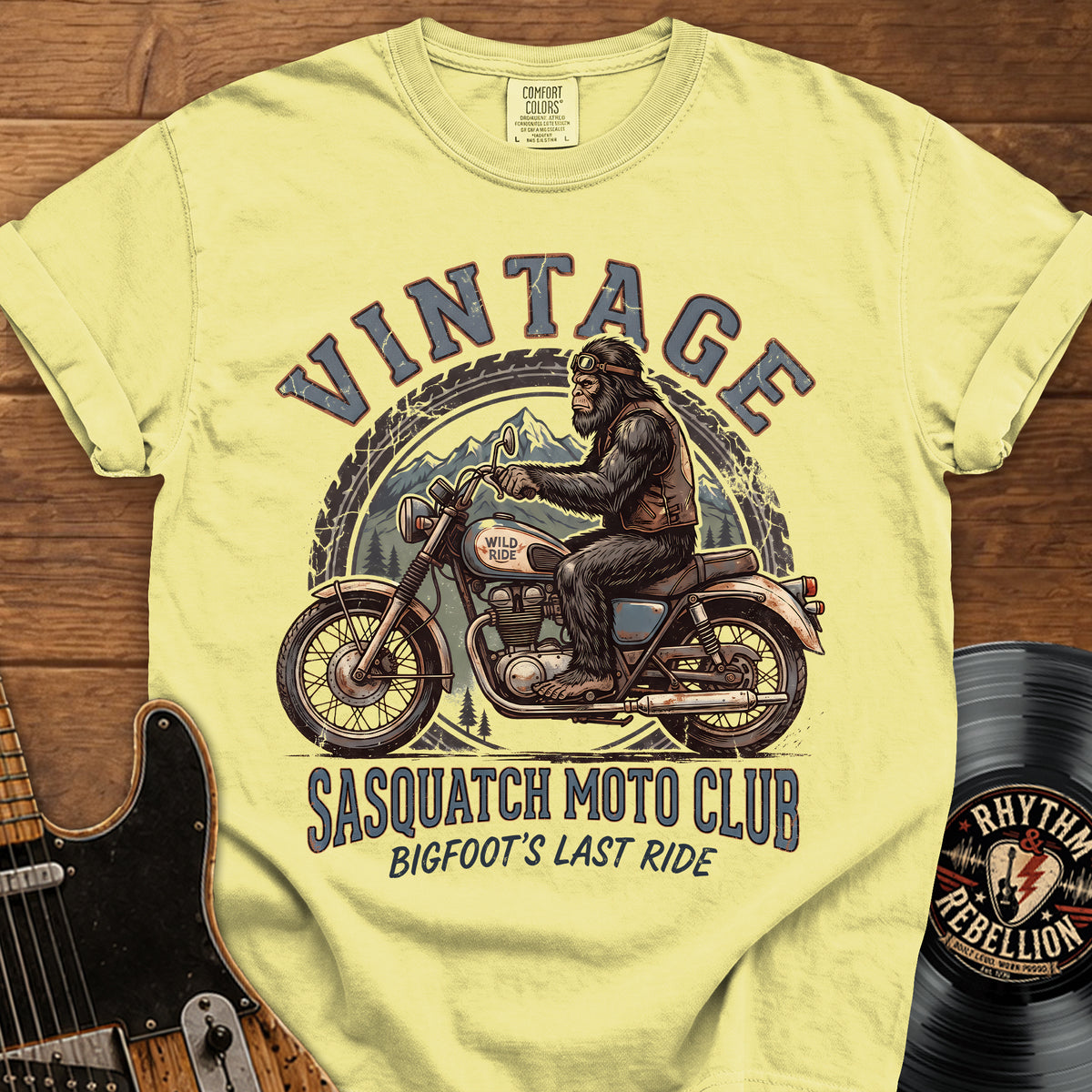 Bigfoot's Motorcycle T-Shirt