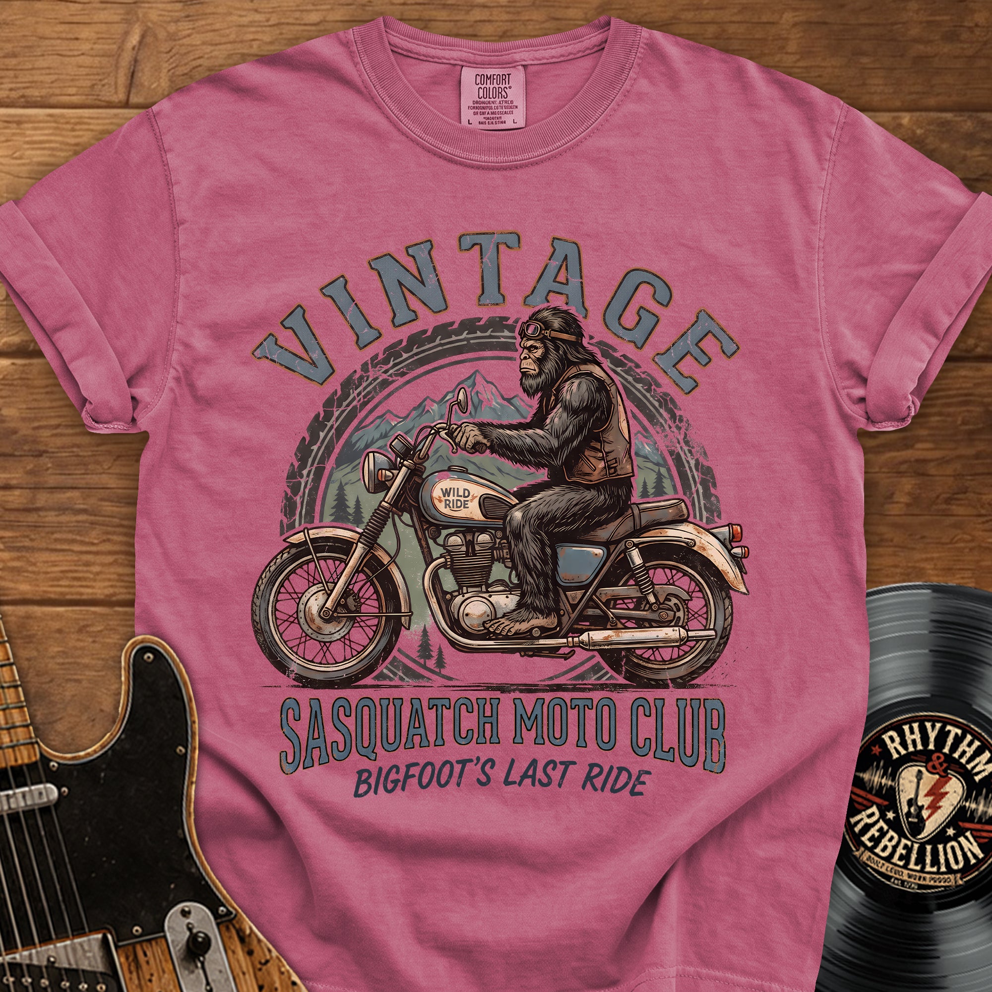Bigfoot's Motorcycle T-Shirt