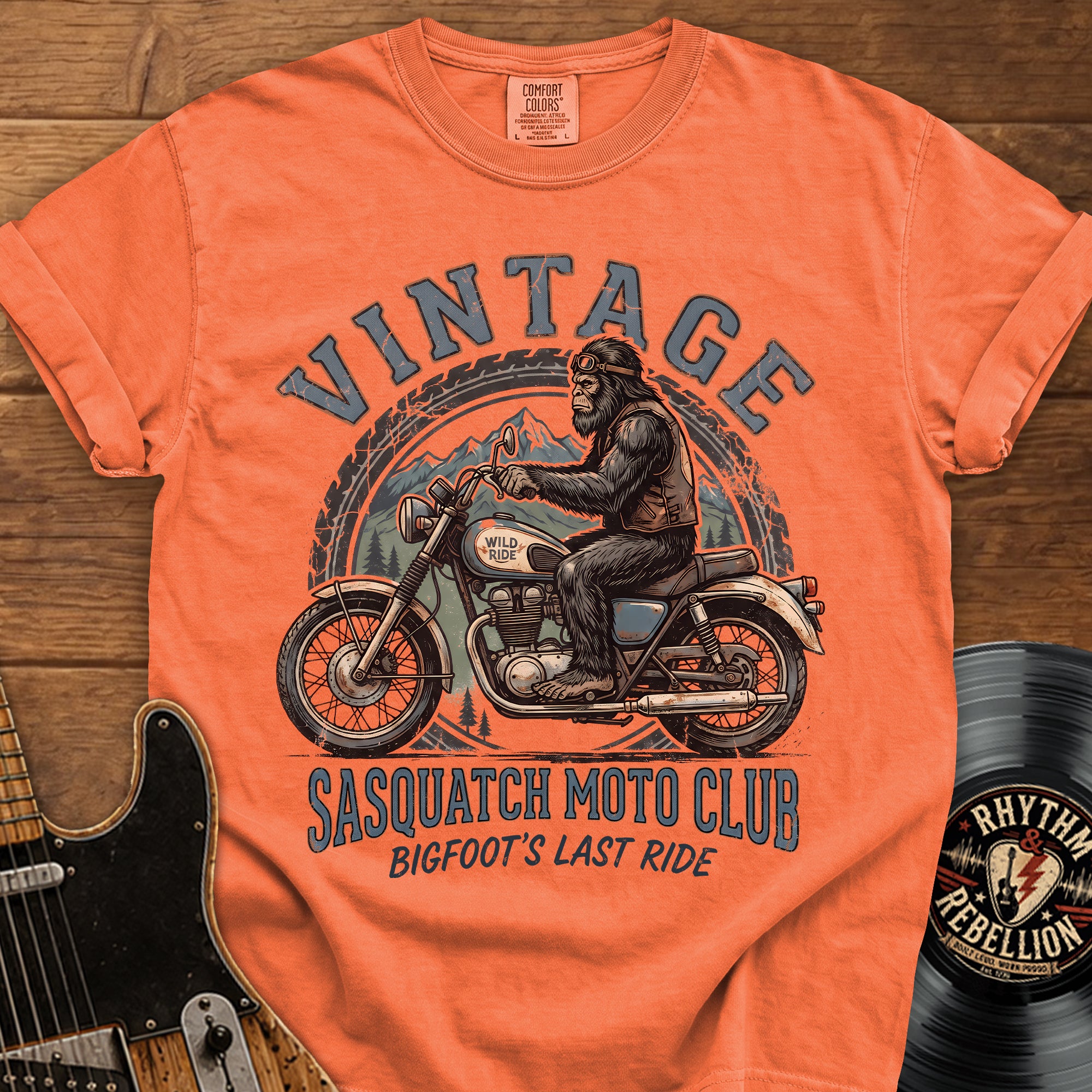 Bigfoot's Motorcycle T-Shirt