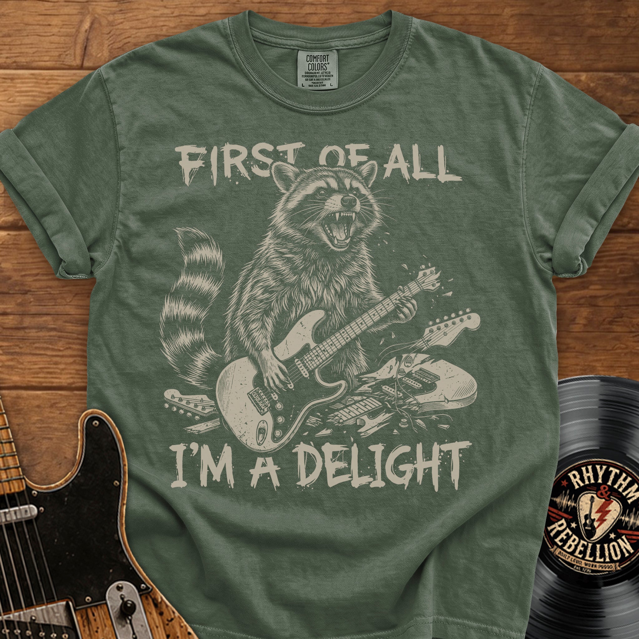 Delight Raccoon T-Shirt