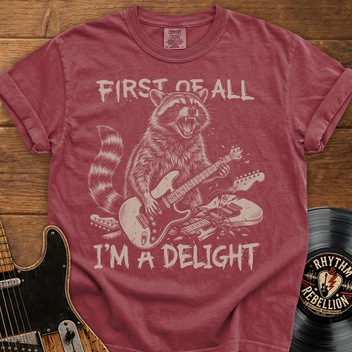 Delight Raccoon T-Shirt