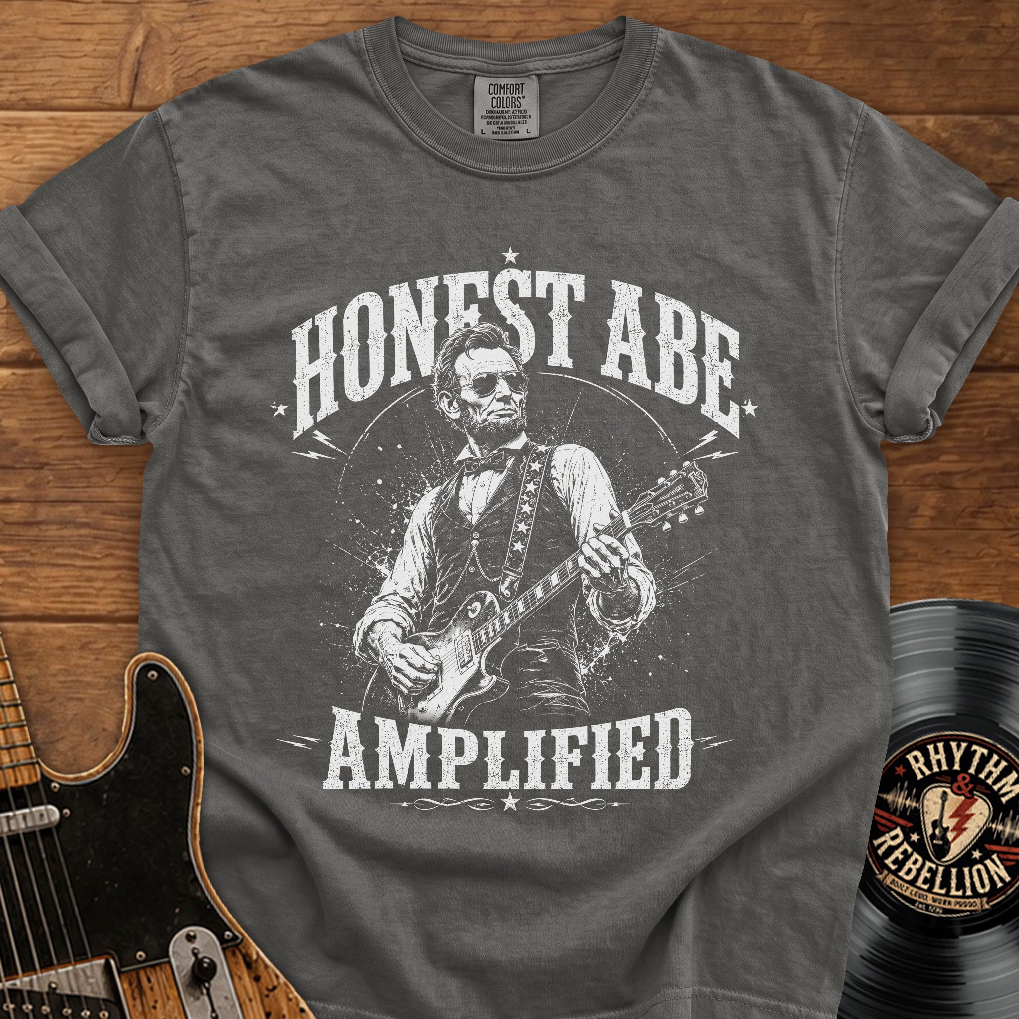 Honest Abe Guitar T-Shirt