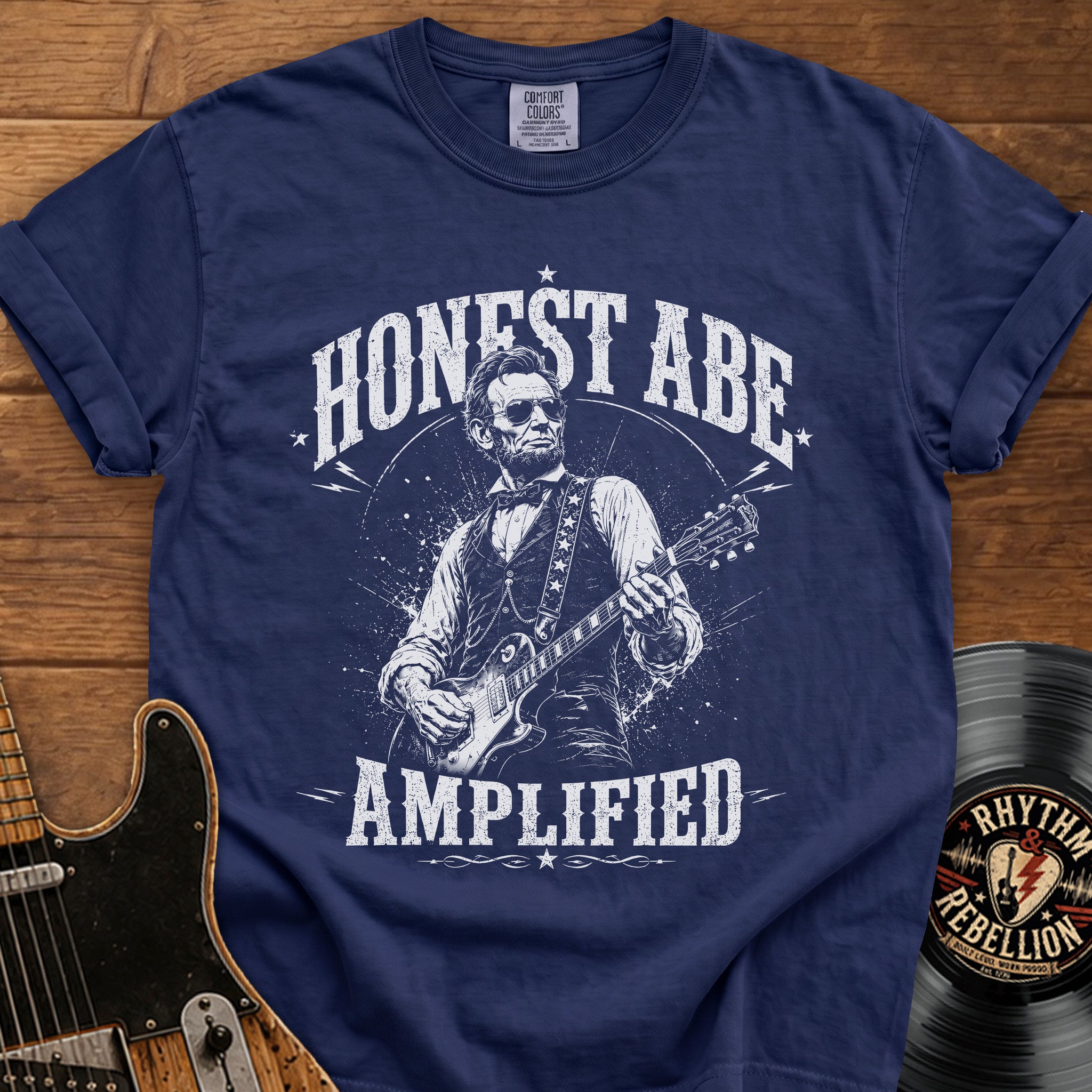 Honest Abe Guitar T-Shirt
