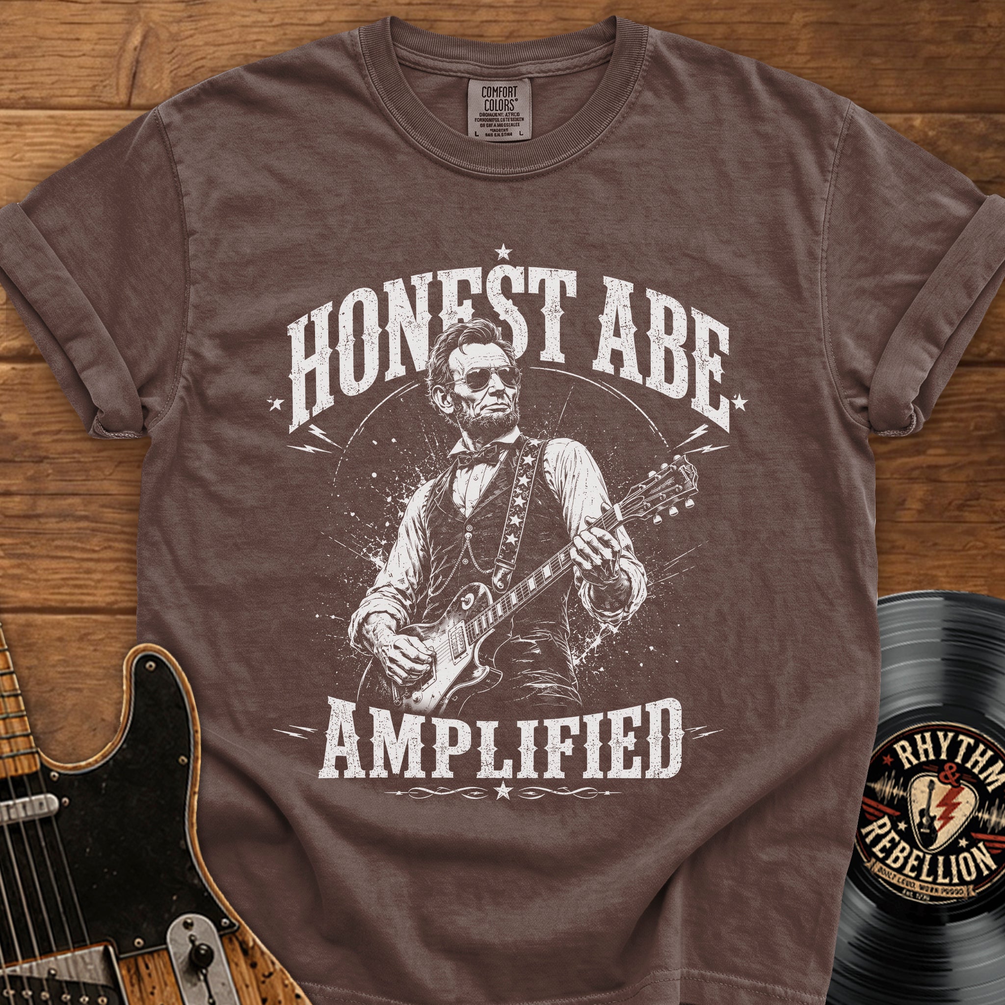 Honest Abe Guitar T-Shirt