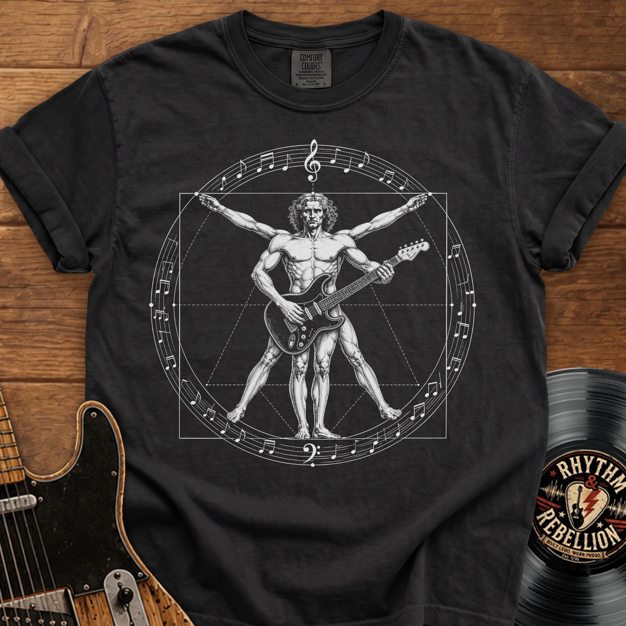 Vitruvian Guitarist T-Shirt