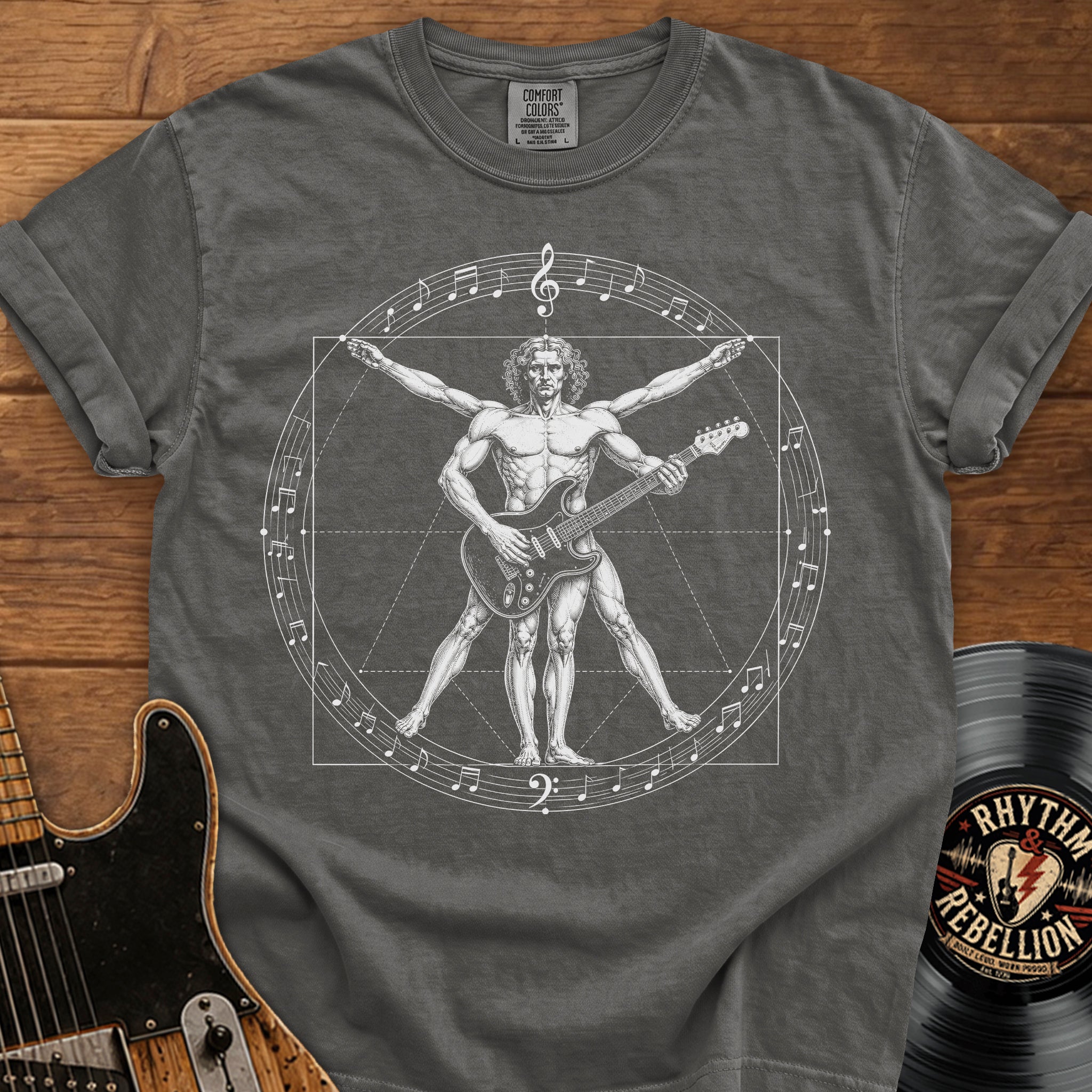 Vitruvian Guitarist T-Shirt