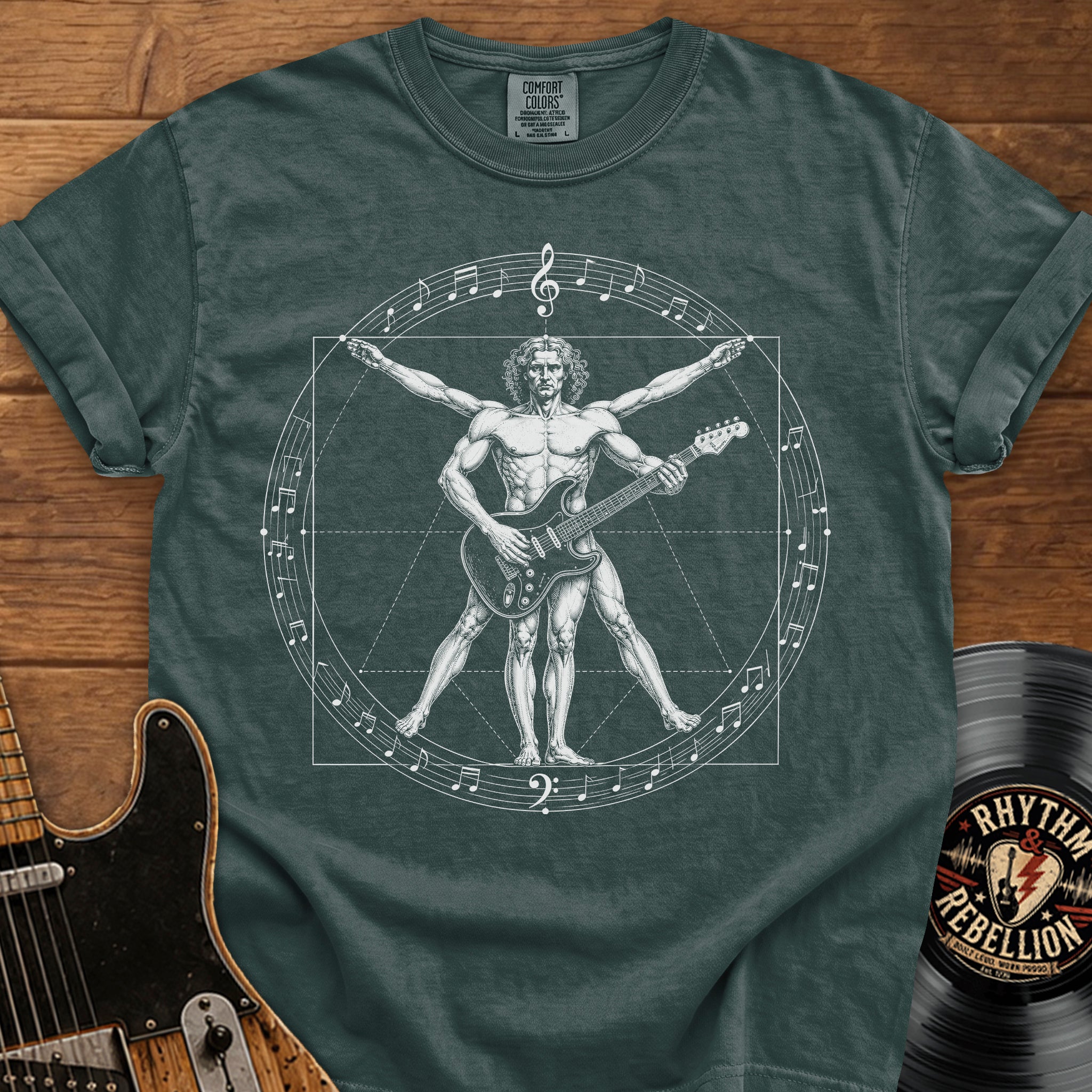 Vitruvian Guitarist T-Shirt