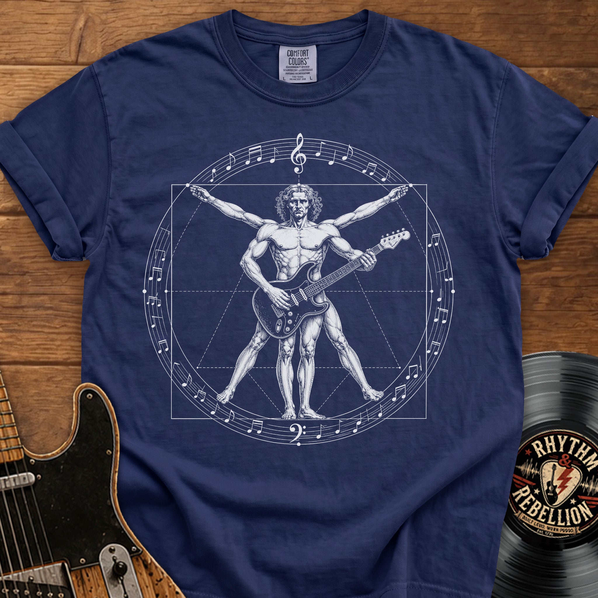 Vitruvian Guitarist T-Shirt