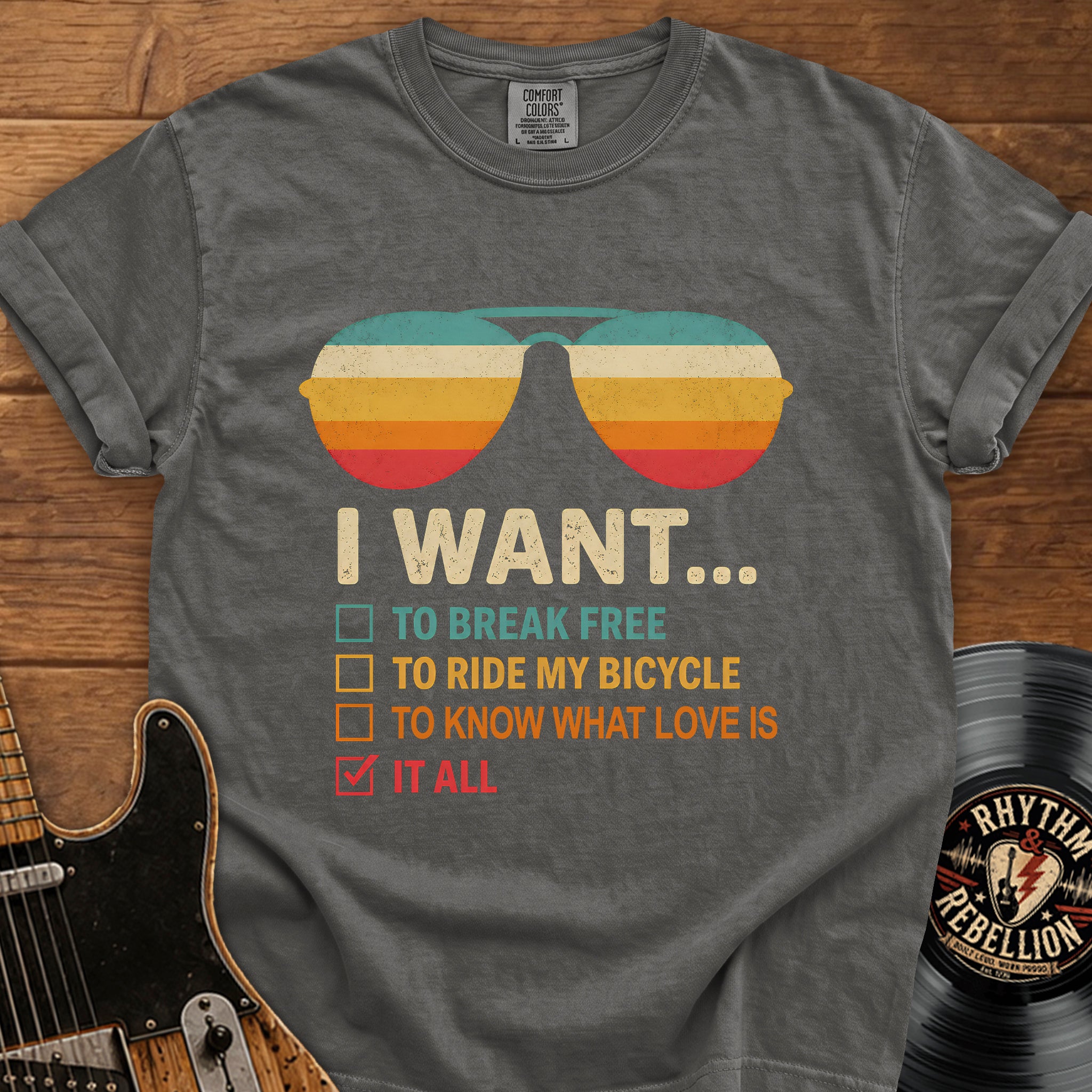 I Want Checklist T-Shirt
