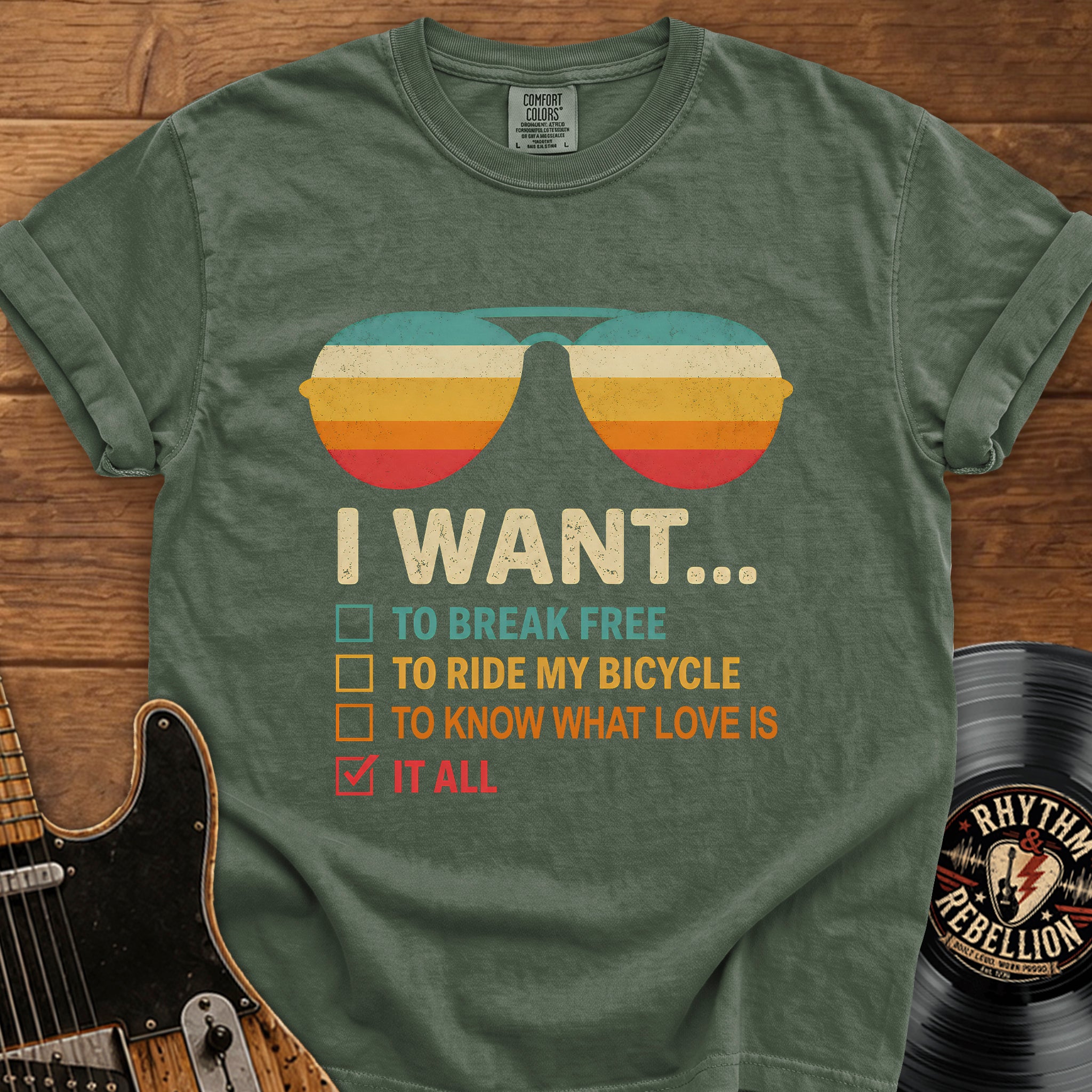 I Want Checklist T-Shirt