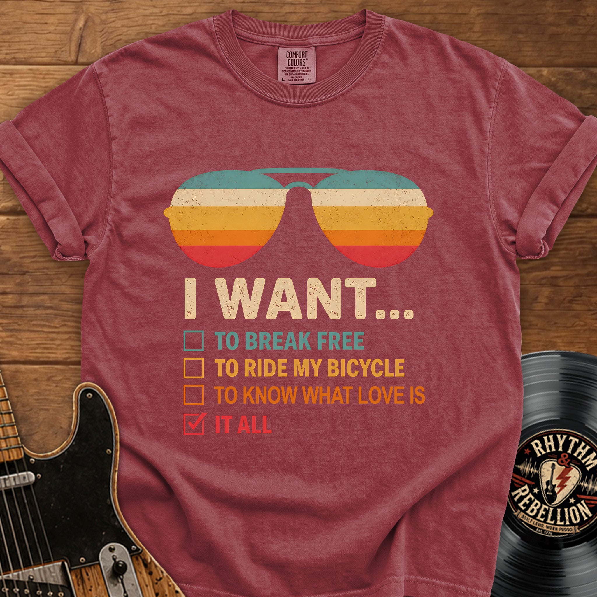 I Want Checklist T-Shirt