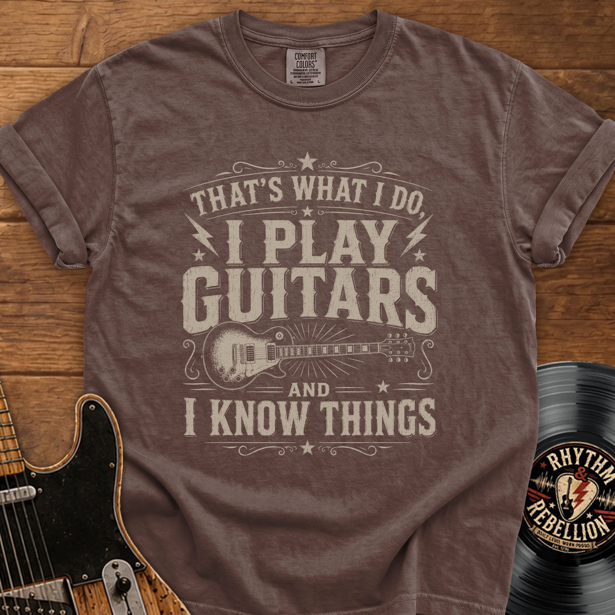 Play Guitar Know Things T-Shirt