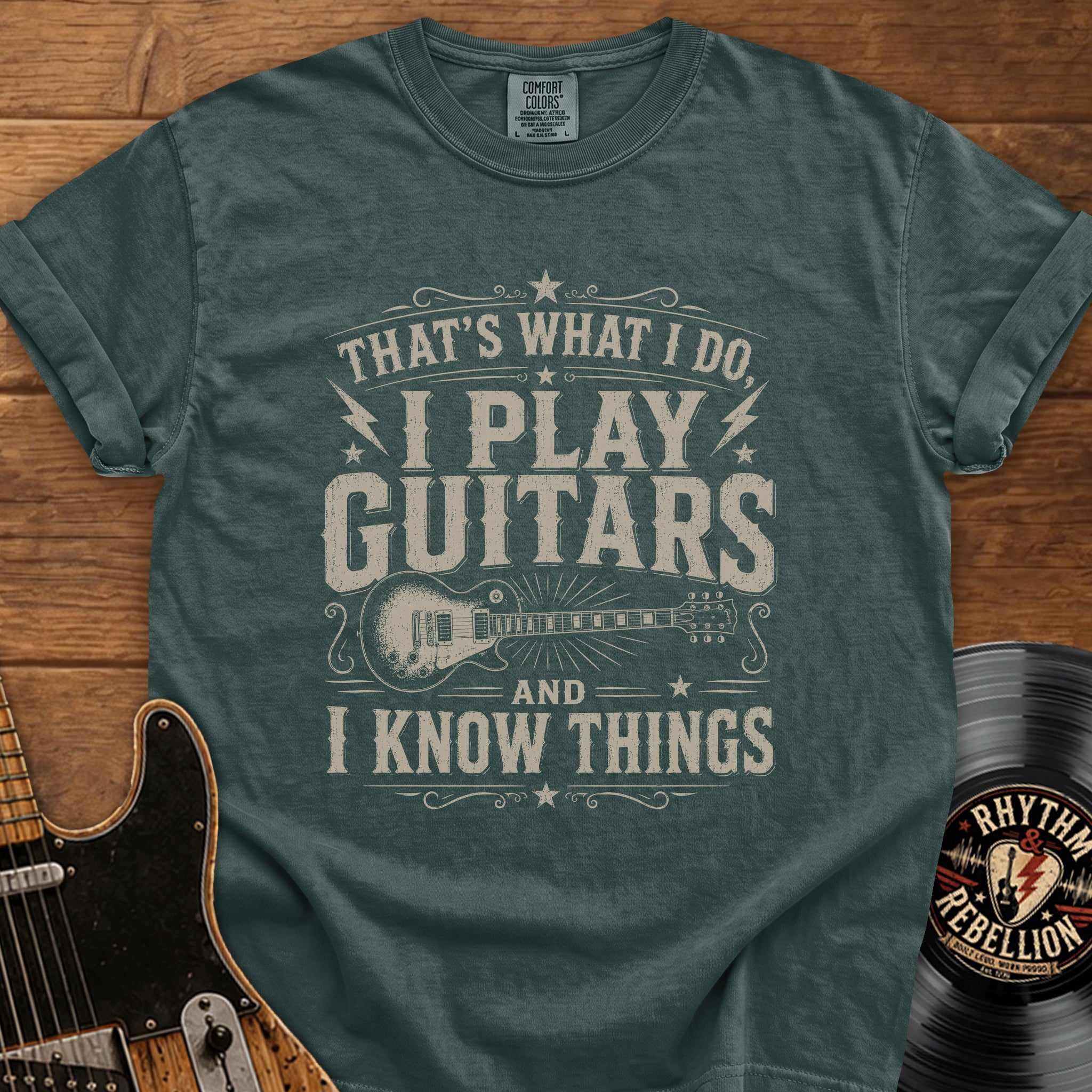 Play Guitar Know Things T-Shirt