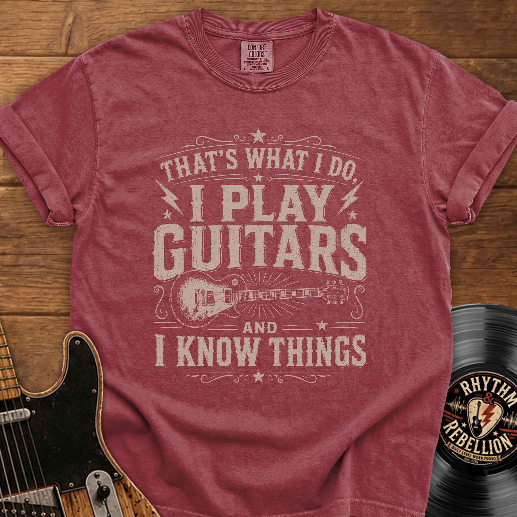 Play Guitar Know Things T-Shirt