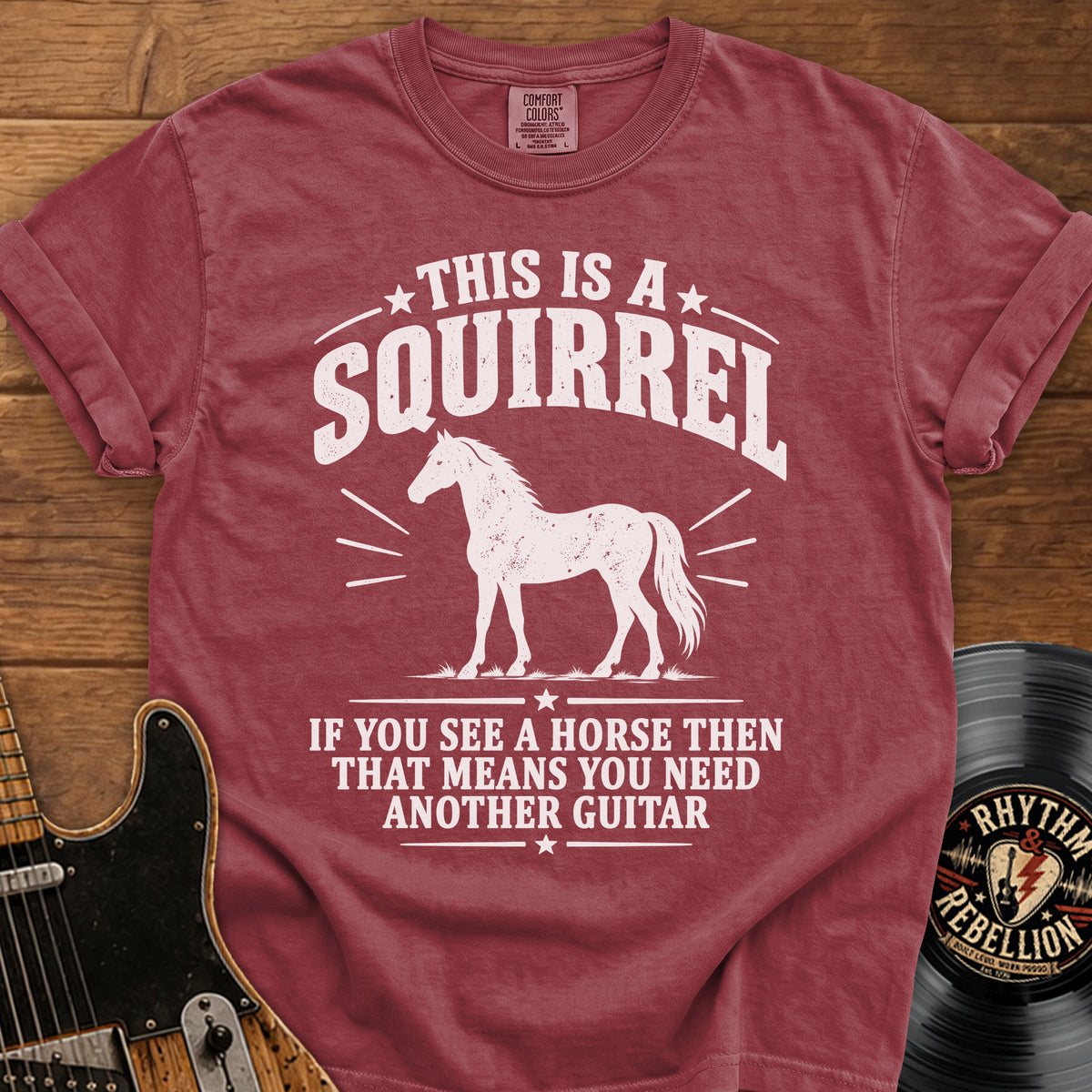 Funny Guitar Player T-Shirt