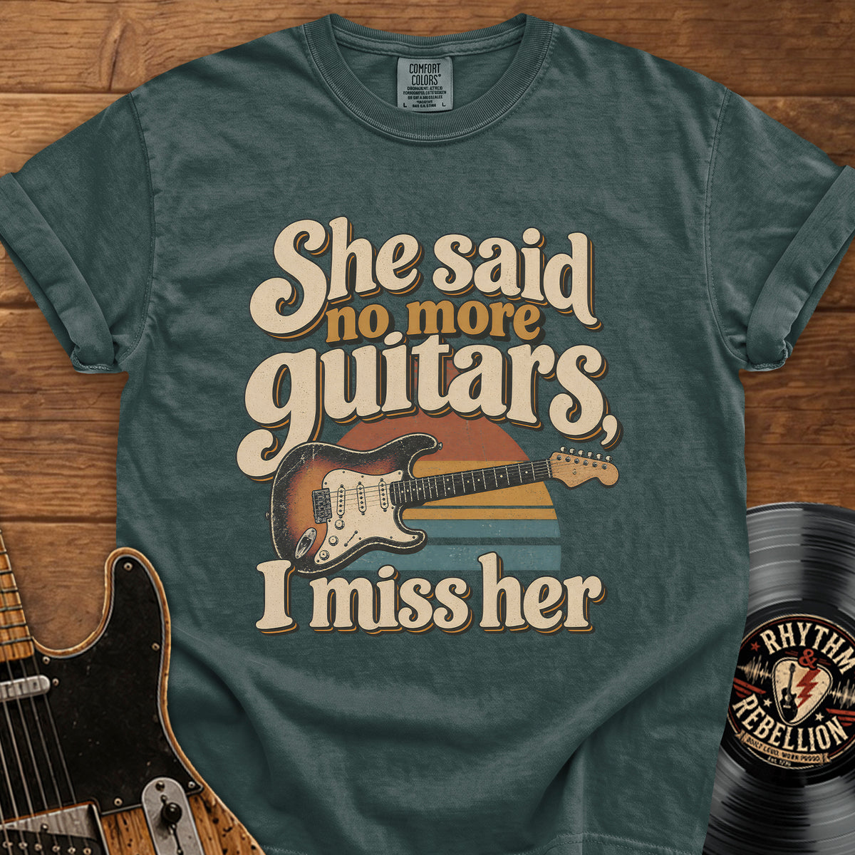 She Said No Guitars T-Shirt