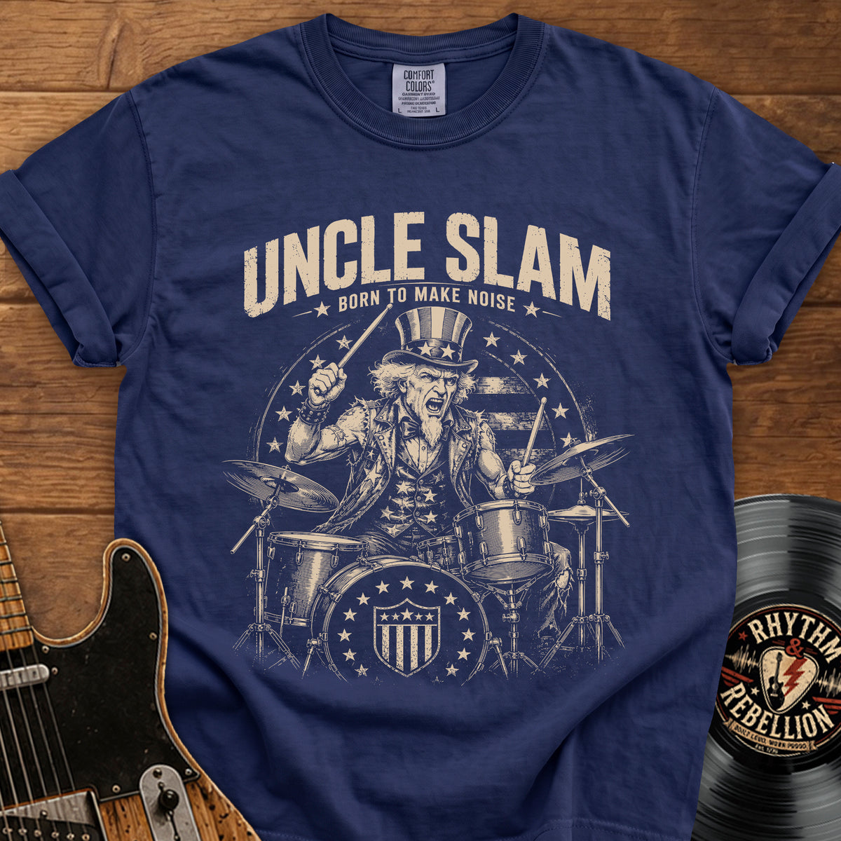 Uncle Slam Drummer T-Shirt