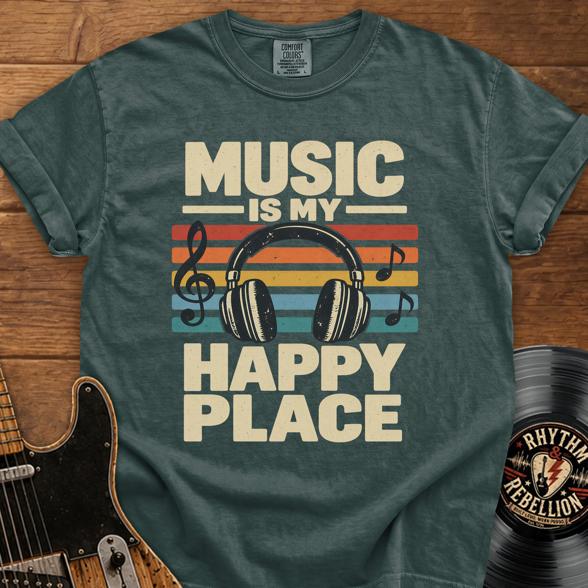 Music Happy Place T-Shirt