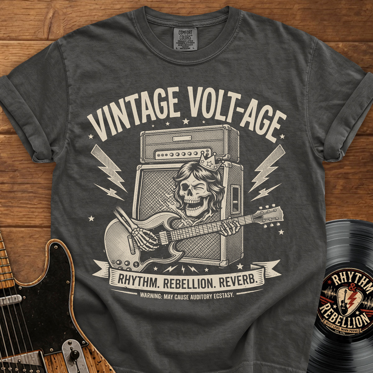 Voltage Skull & Amp T-Shirt