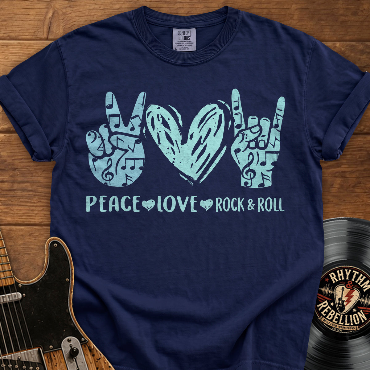 Peace Love Rock & Roll 2 T-Shirt