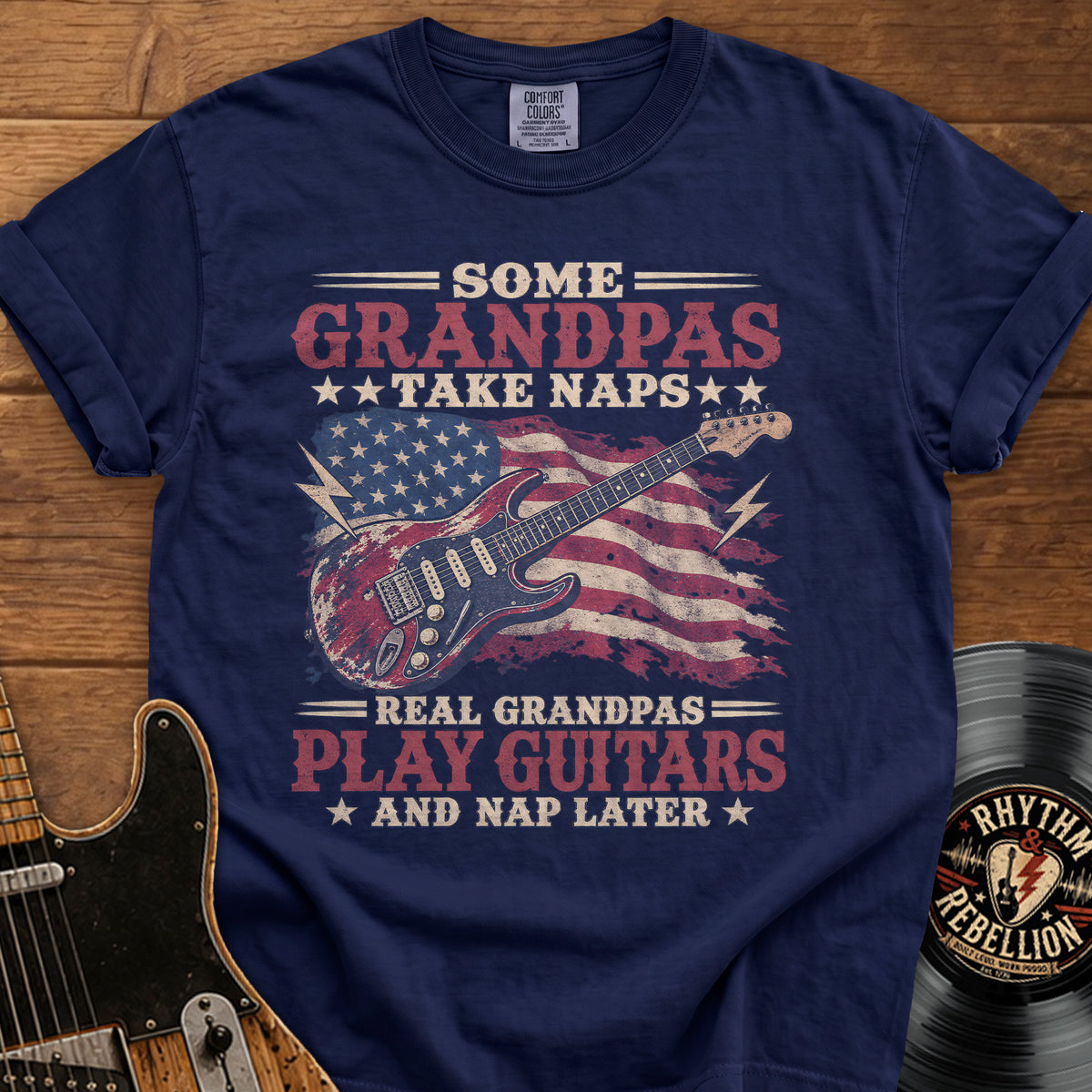 Grandpa Guitar T-Shirt