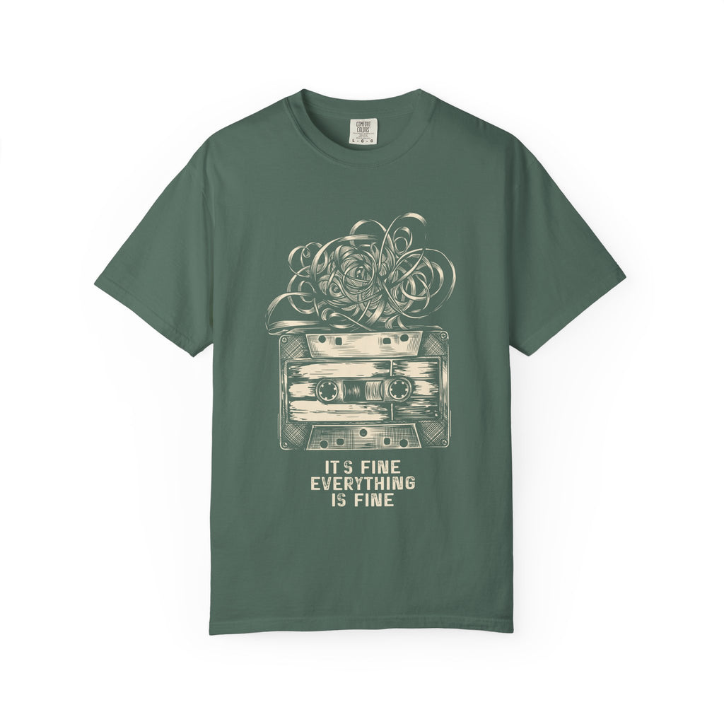 Vintage Cassette Tee — "It’s Fine Everything Is Fine" Graphic T-Shirt