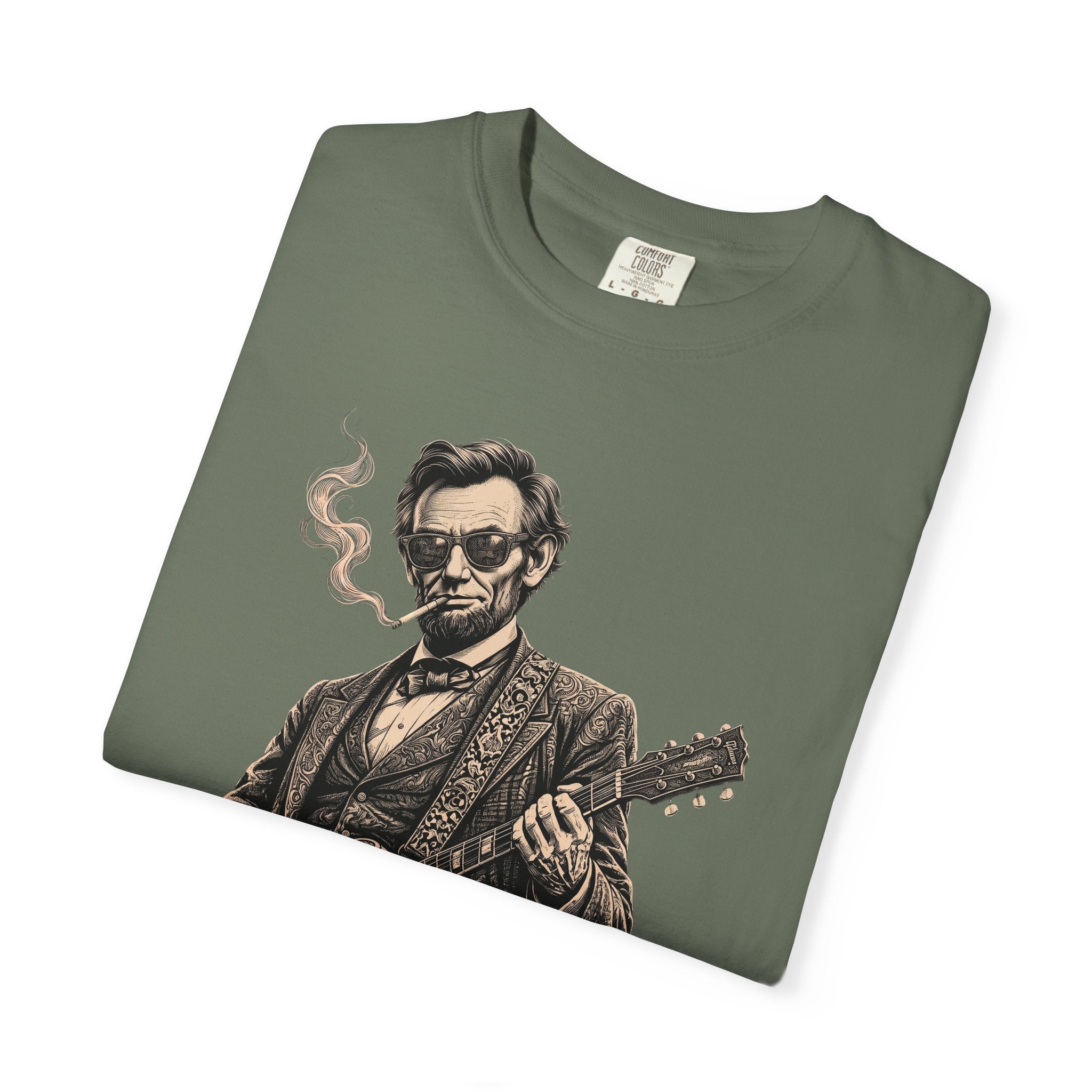 Cool Abe Vintage Guitarist T-Shirt