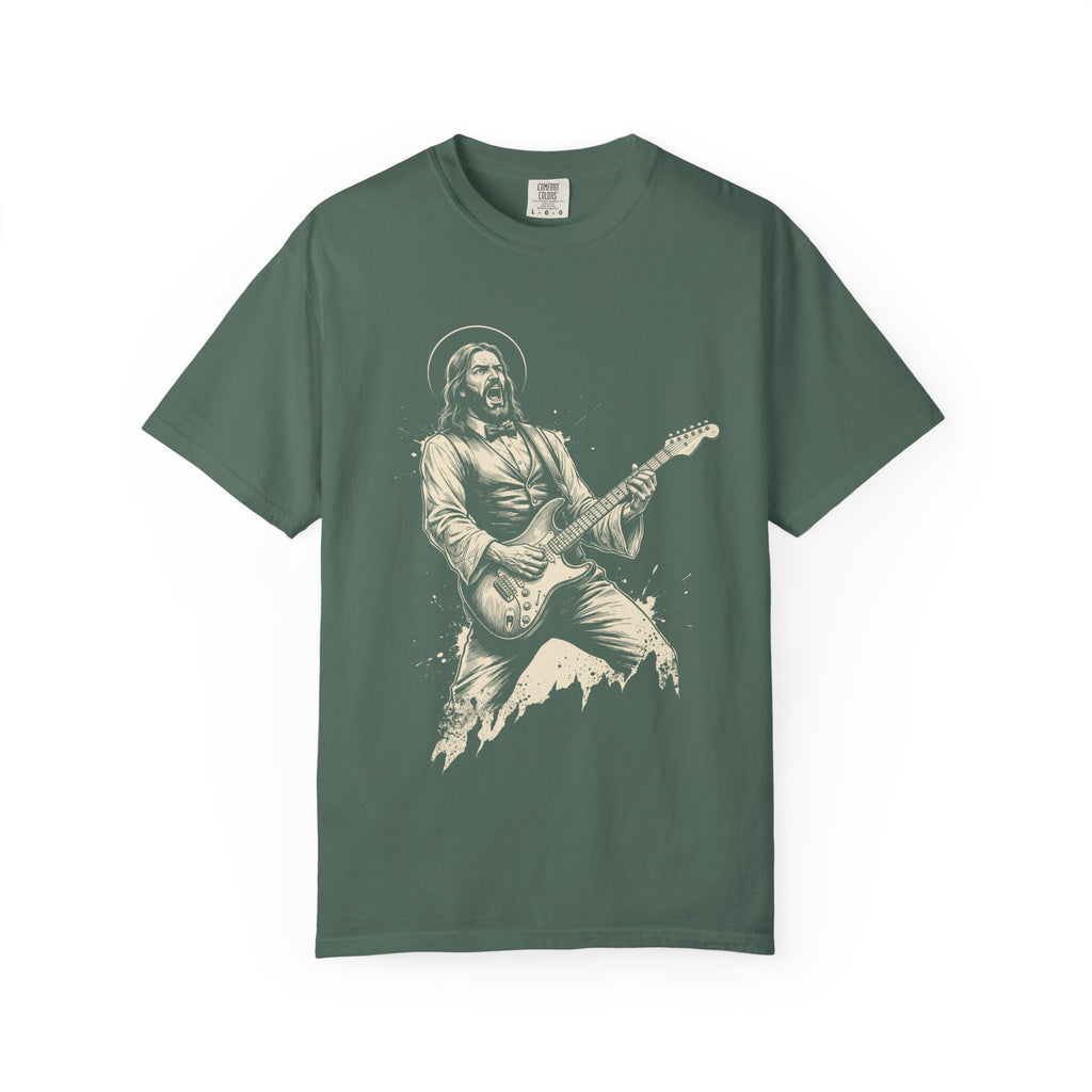 Jesus Guitar T-Shirt – Rocking Jesus Graphic Tee