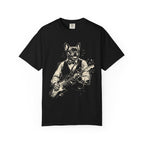 Guitar-Playing French Bulldog T-Shirt – Vintage Rock Music Tee