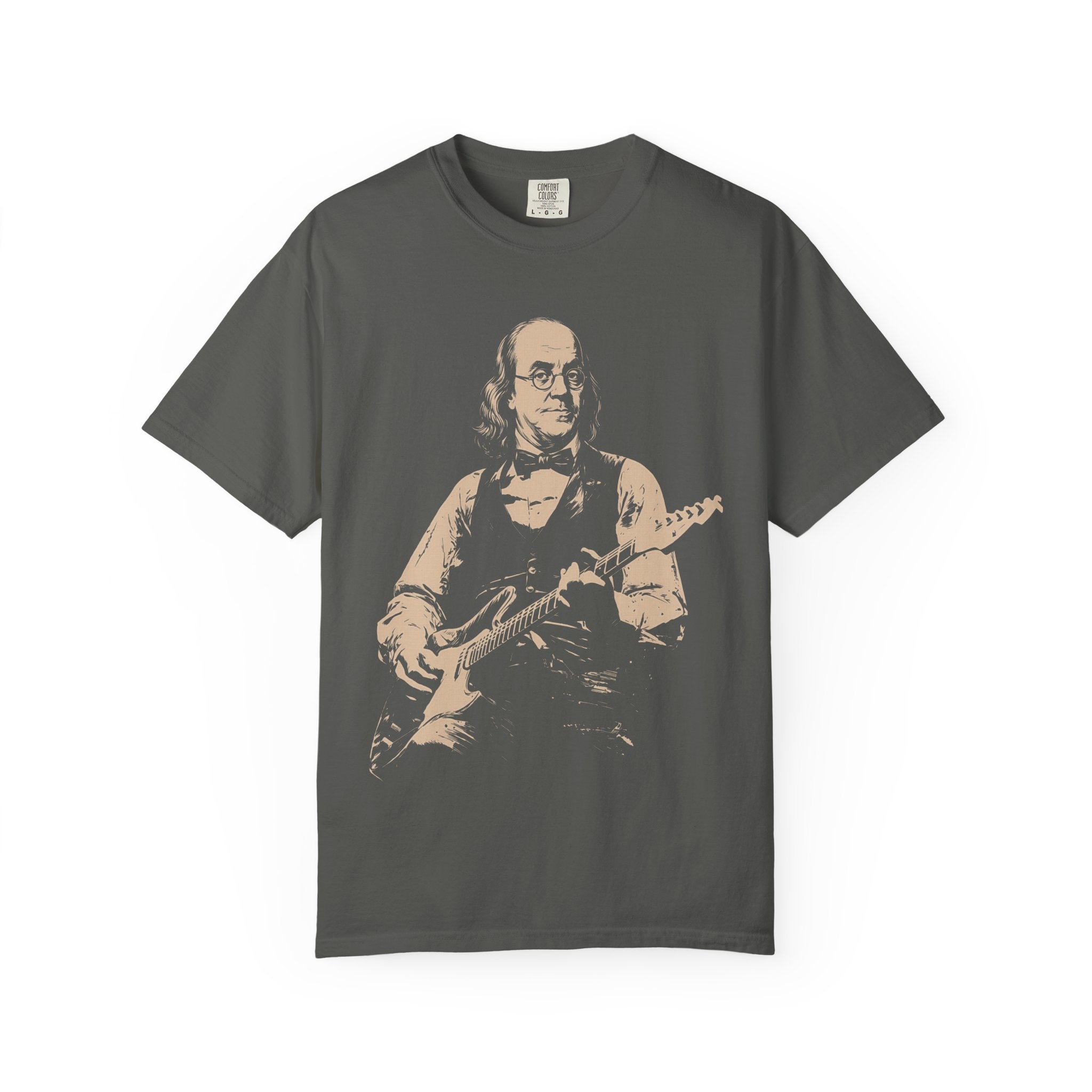 Vintage Music Ben Franklin Graphic T-Shirt