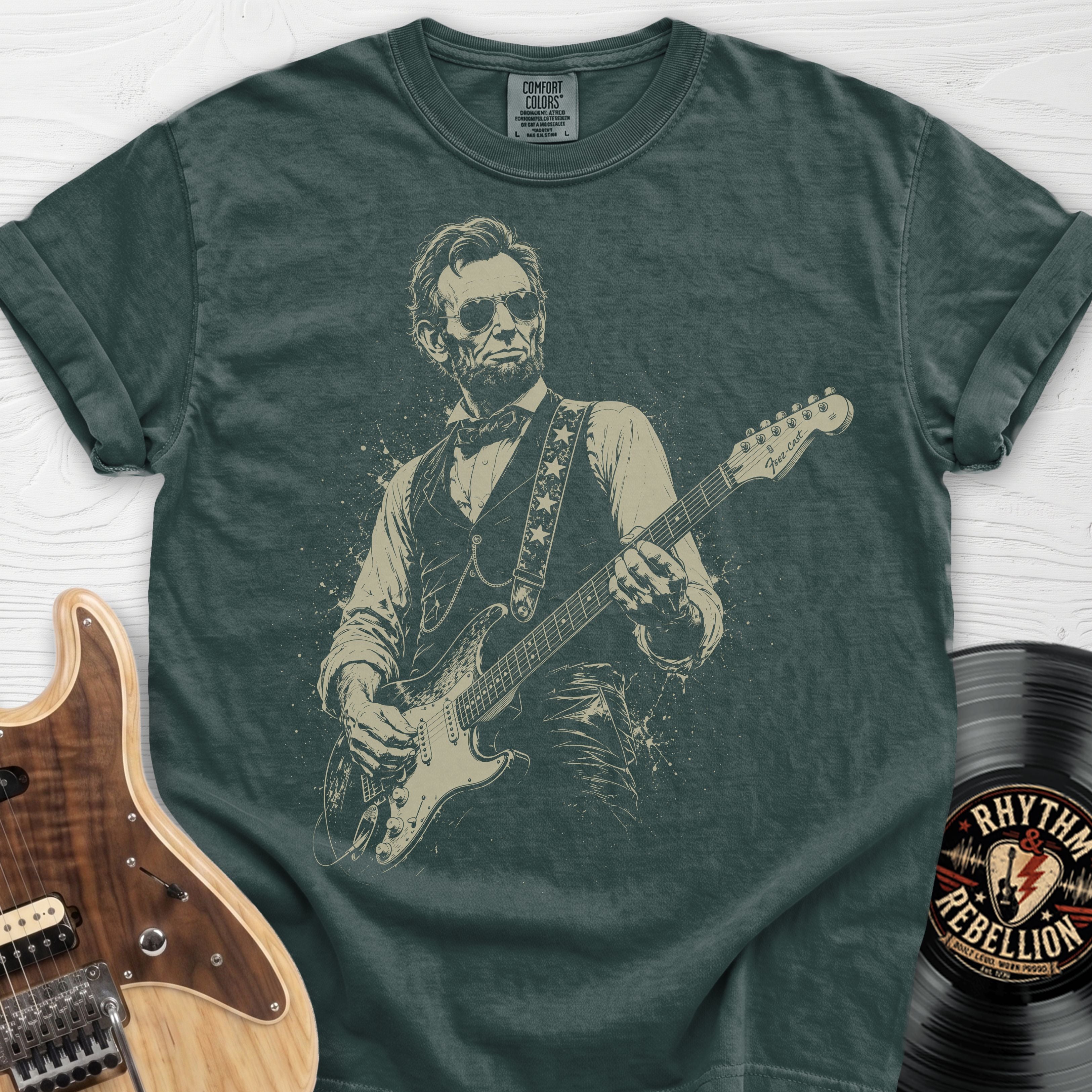 Guitarist Graphic T-Shirt — Vintage Rock Music Tee (Copy)