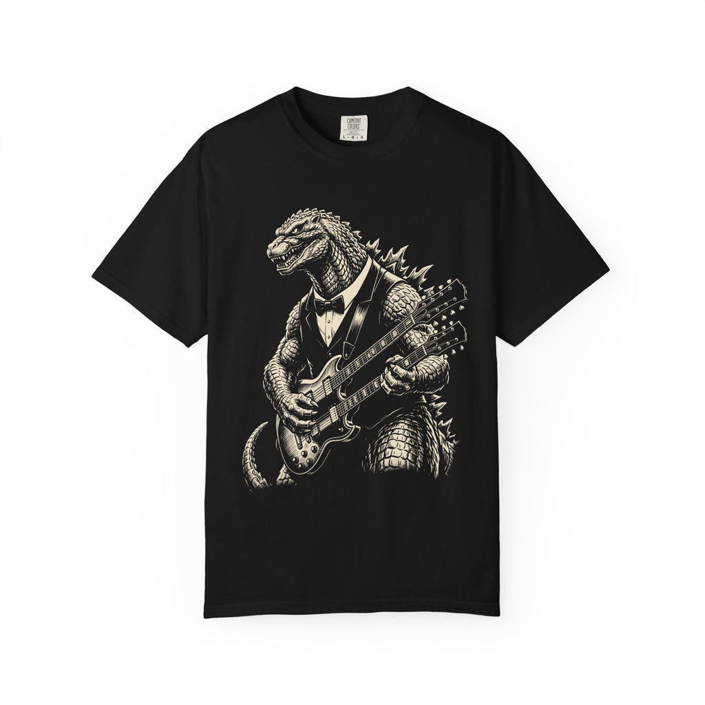 Godzilla Guitar Tee — Vintage Monster Rock Band T-Shirt
