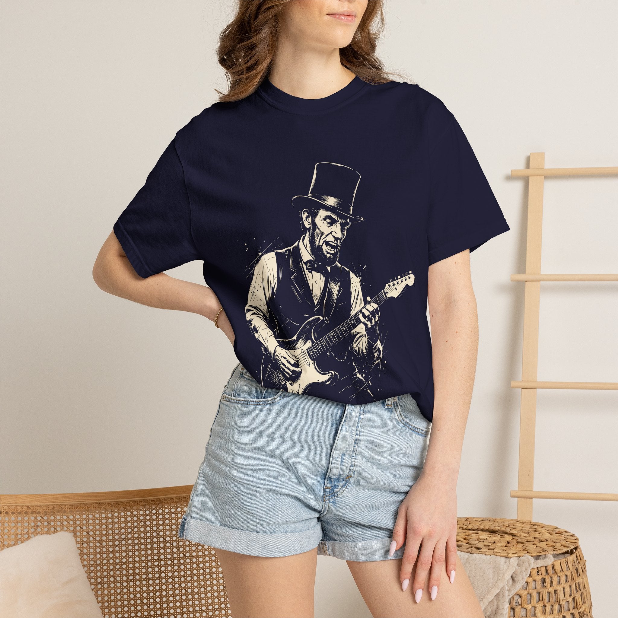Copy of Cool Abe Vintage Guitarist T-Shirt