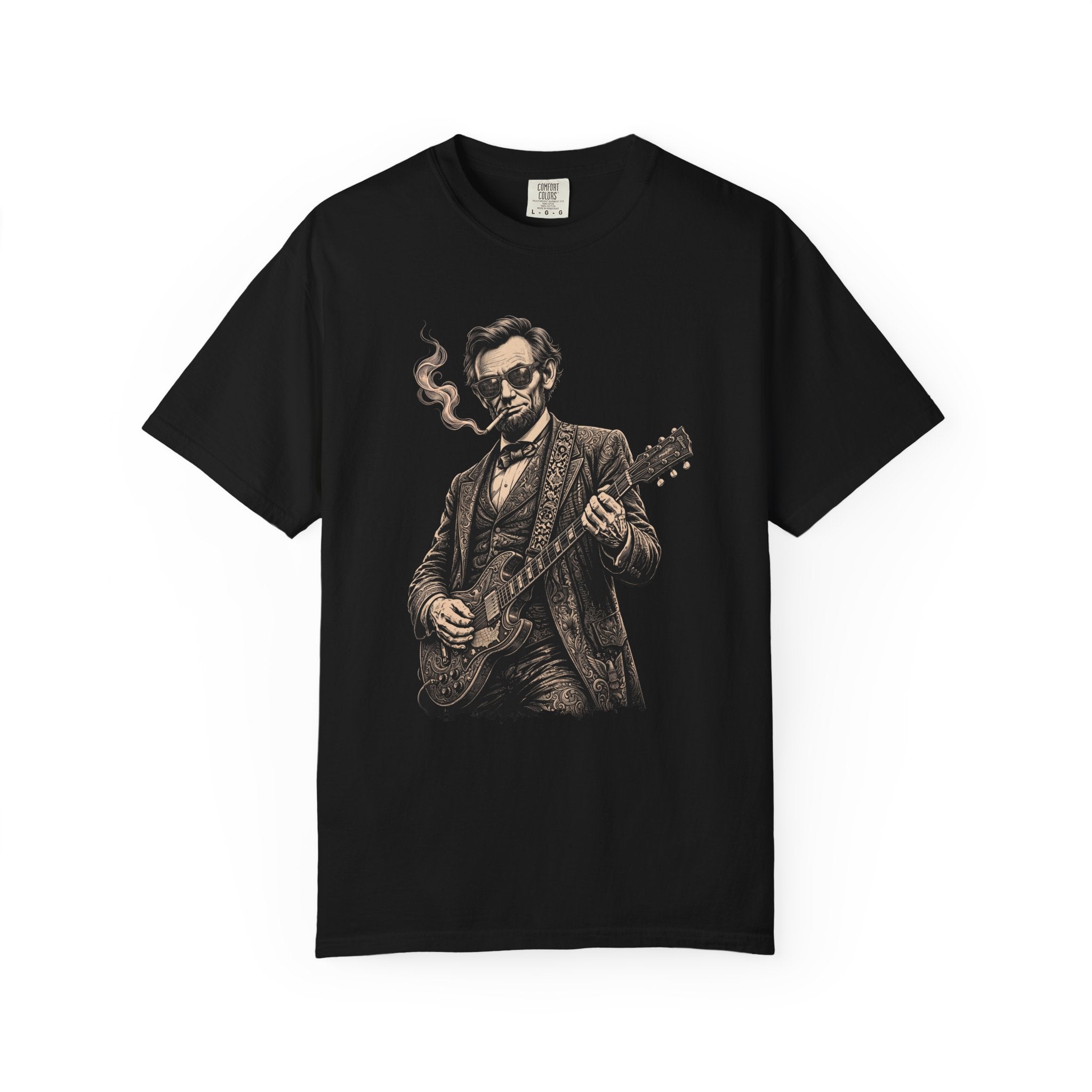 Cool Abe Vintage Guitarist T-Shirt