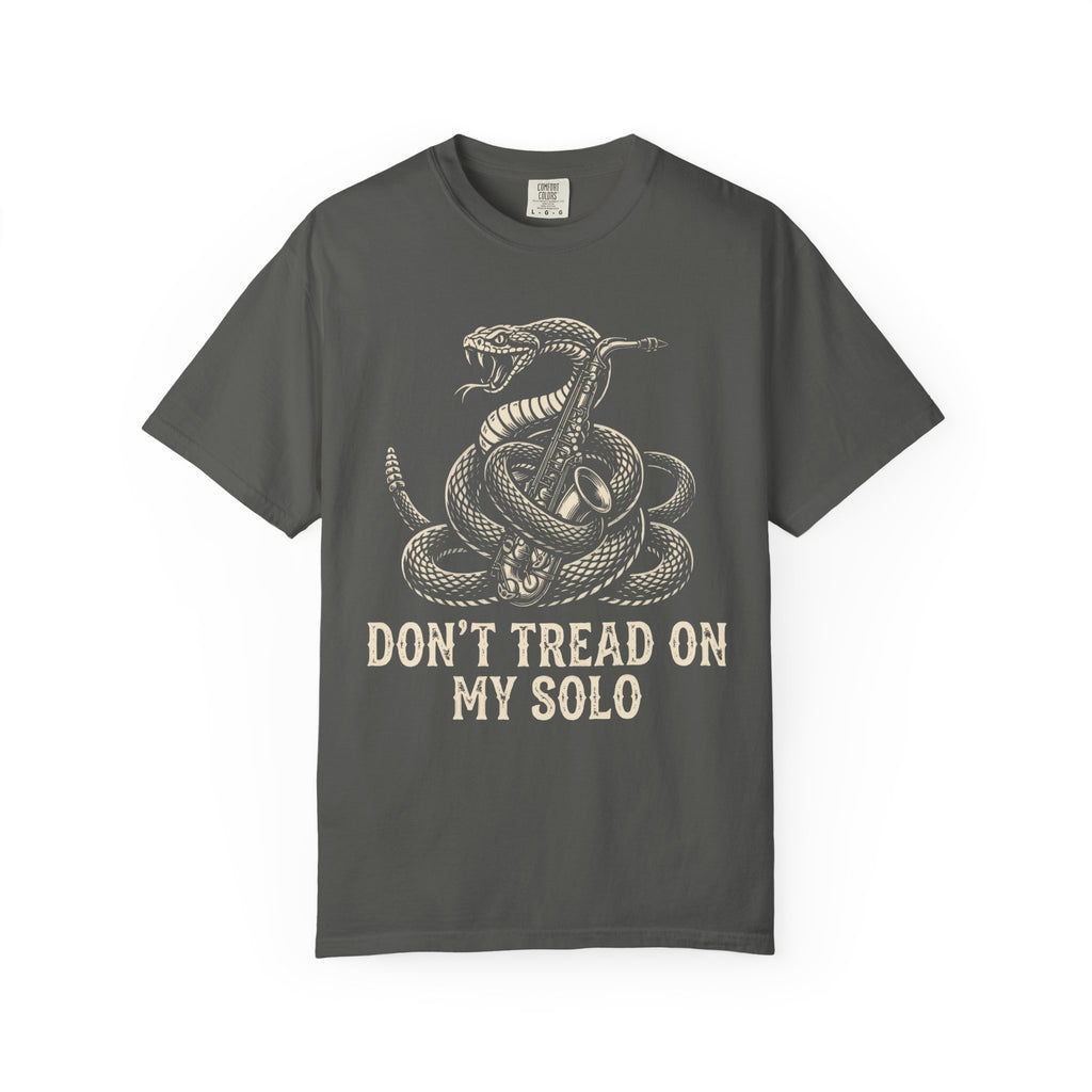 Don't Tread On My Solo T-Shirt — Vintage Coiled Snake Graphic Tee